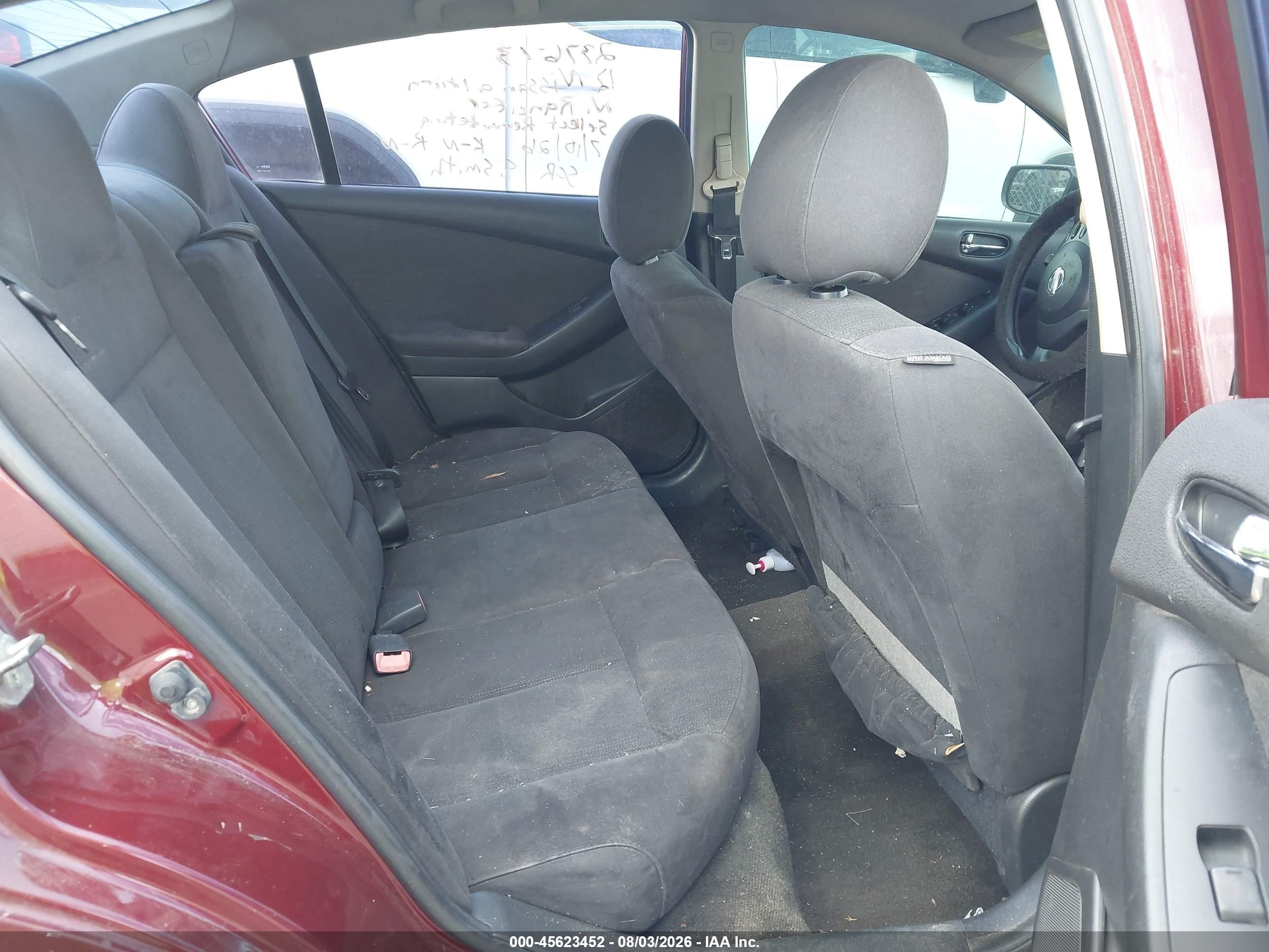 2012 Nissan Altima 2.5 S Maroon vin: 1N4AL2AP1CC237673