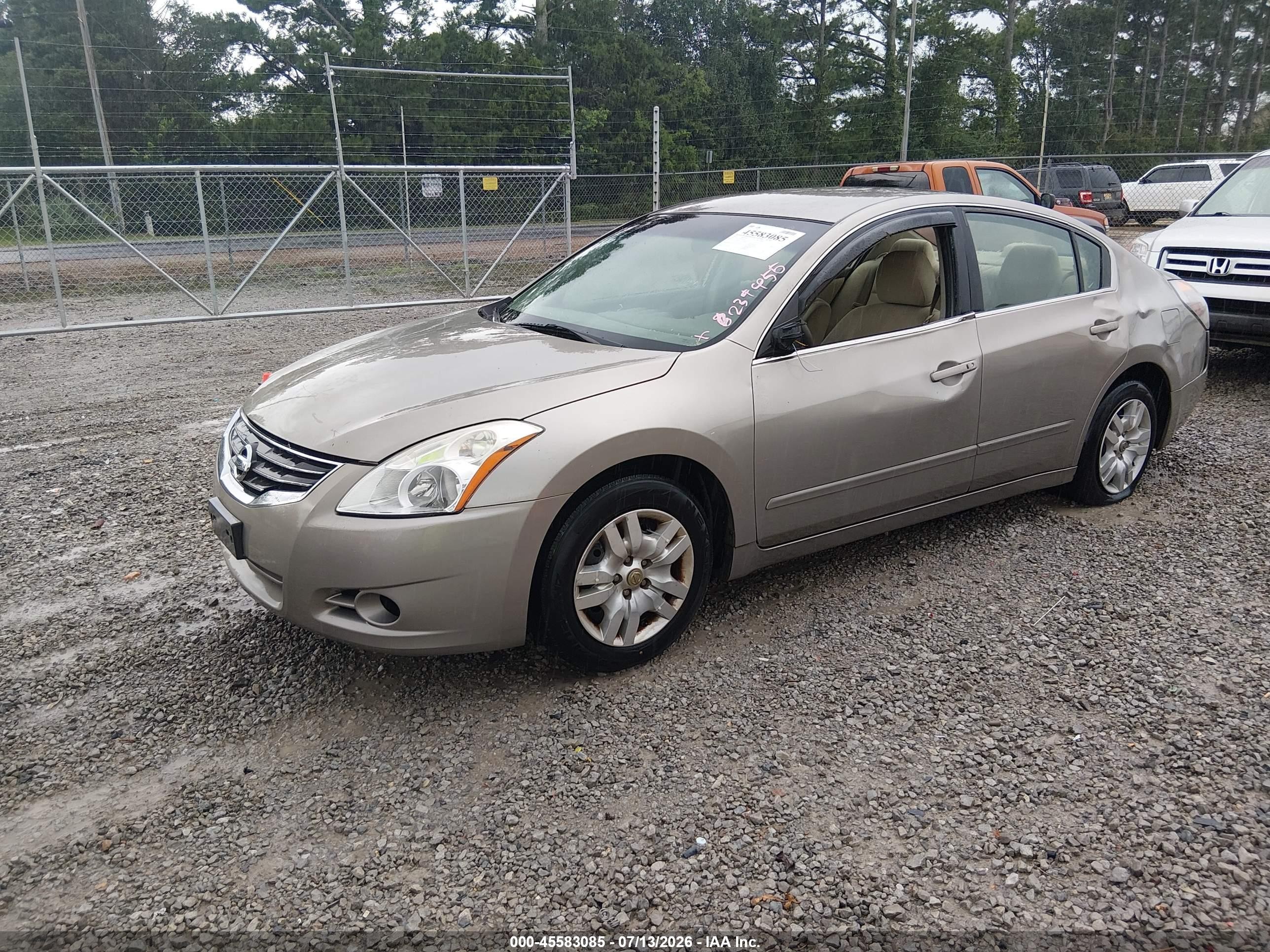 2012 Nissan Altima 2.5 S Tan vin: 1N4AL2AP1CC239455