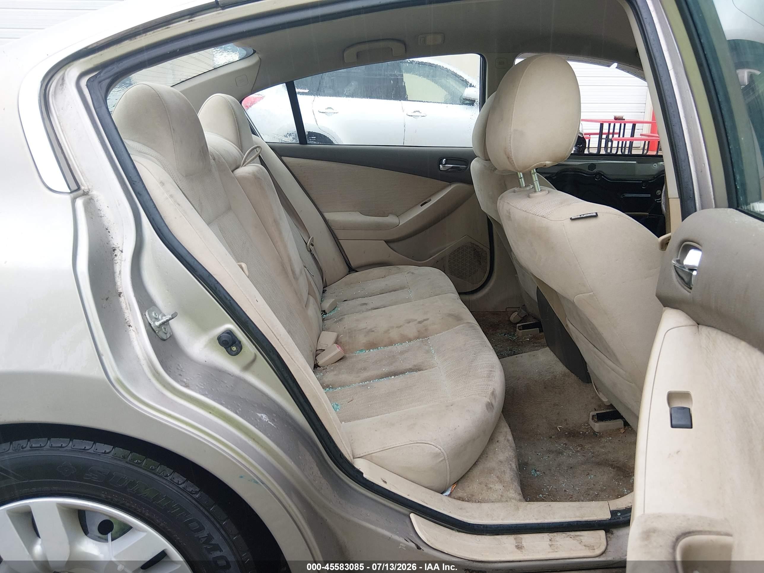 2012 Nissan Altima 2.5 S Tan vin: 1N4AL2AP1CC239455