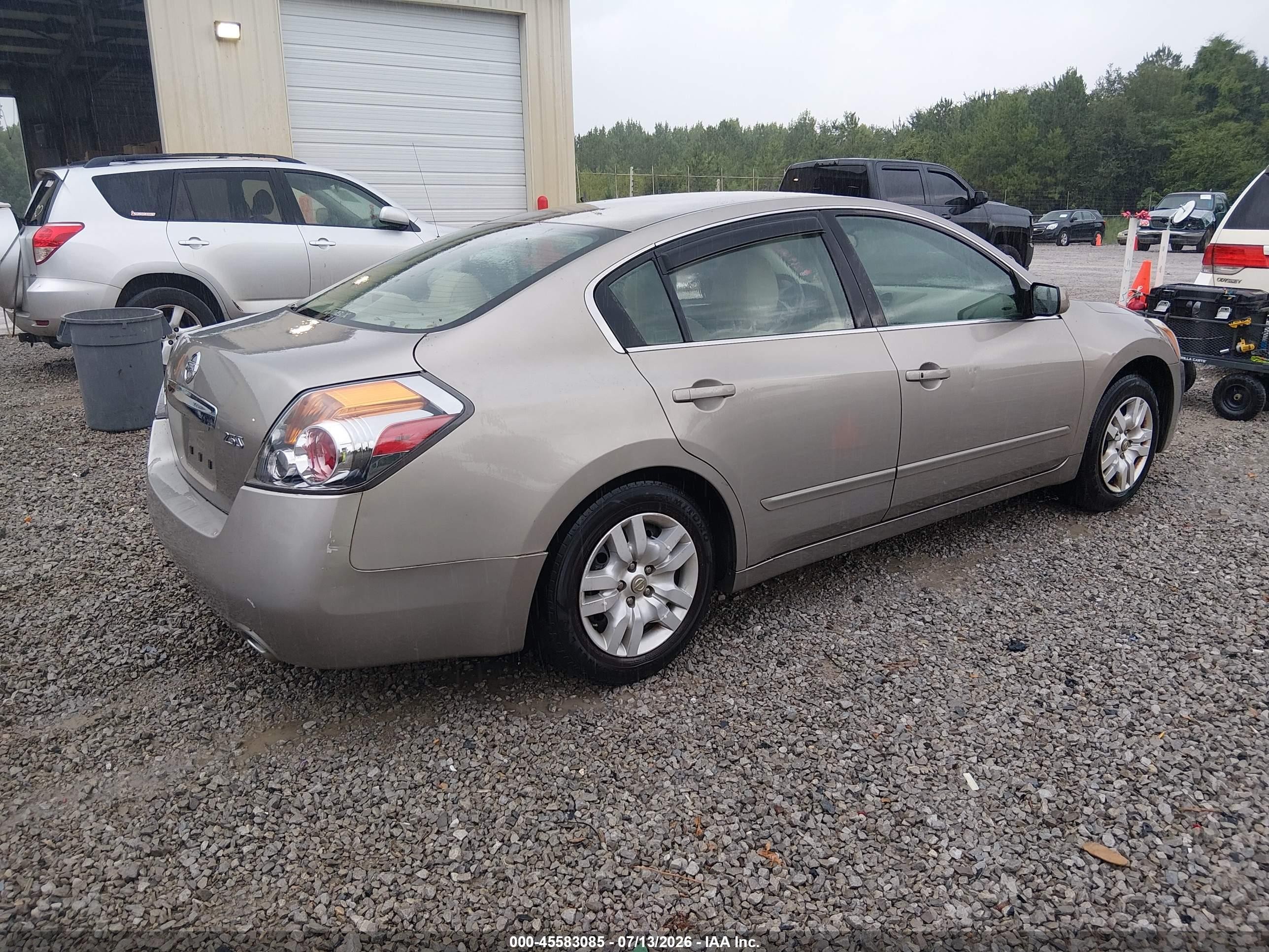 2012 Nissan Altima 2.5 S Tan vin: 1N4AL2AP1CC239455