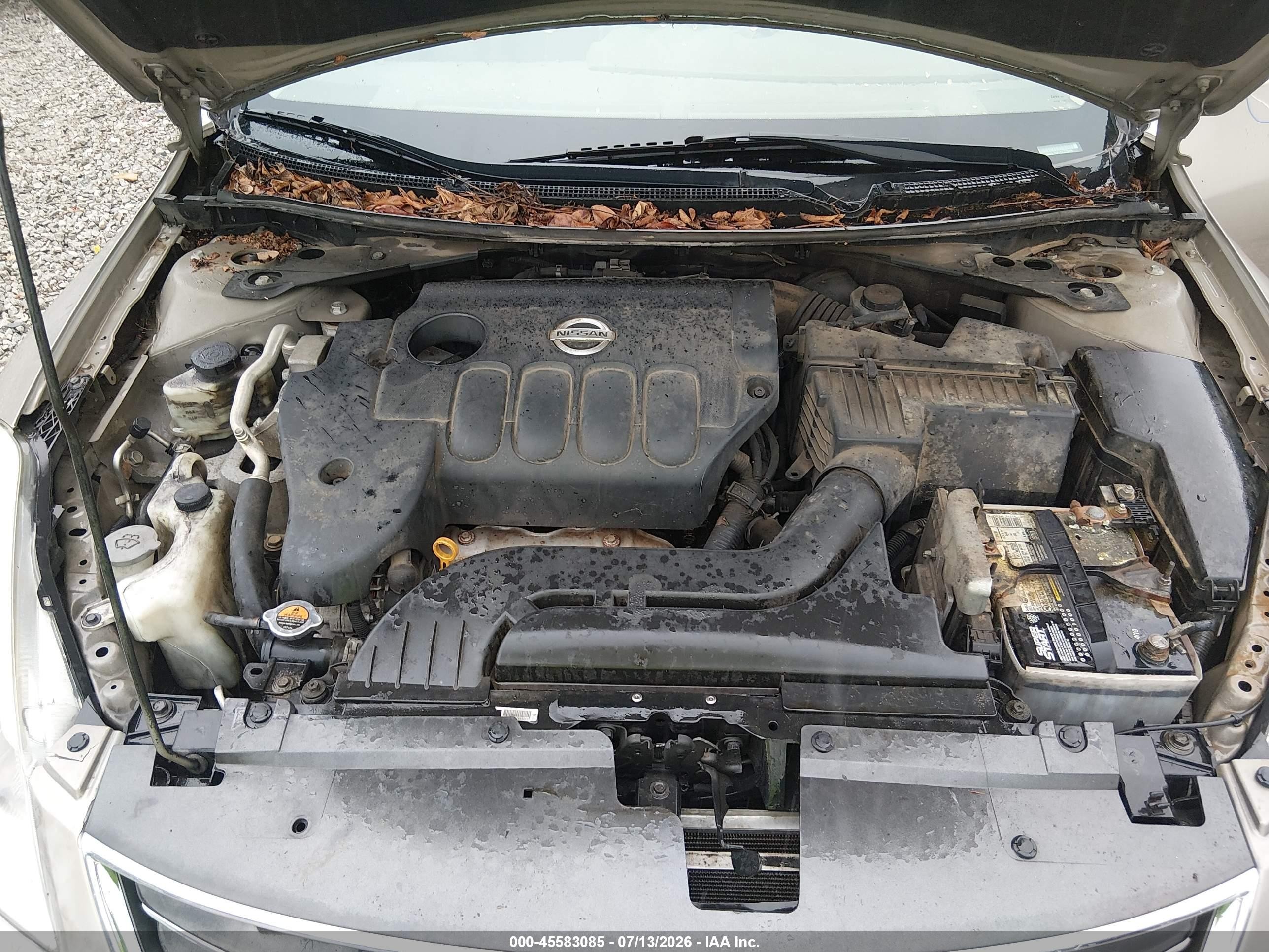 2012 Nissan Altima 2.5 S Tan vin: 1N4AL2AP1CC239455