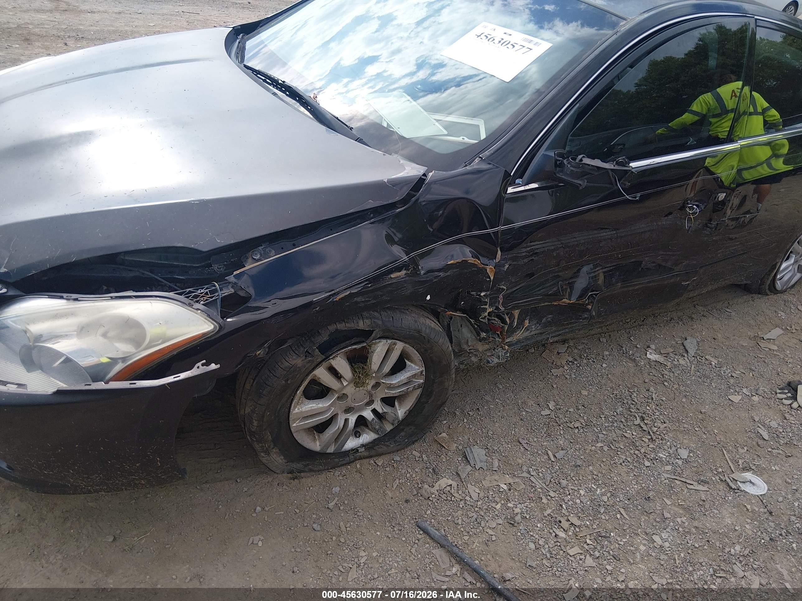2012 Nissan Altima 2.5 S Black vin: 1N4AL2AP1CC239584