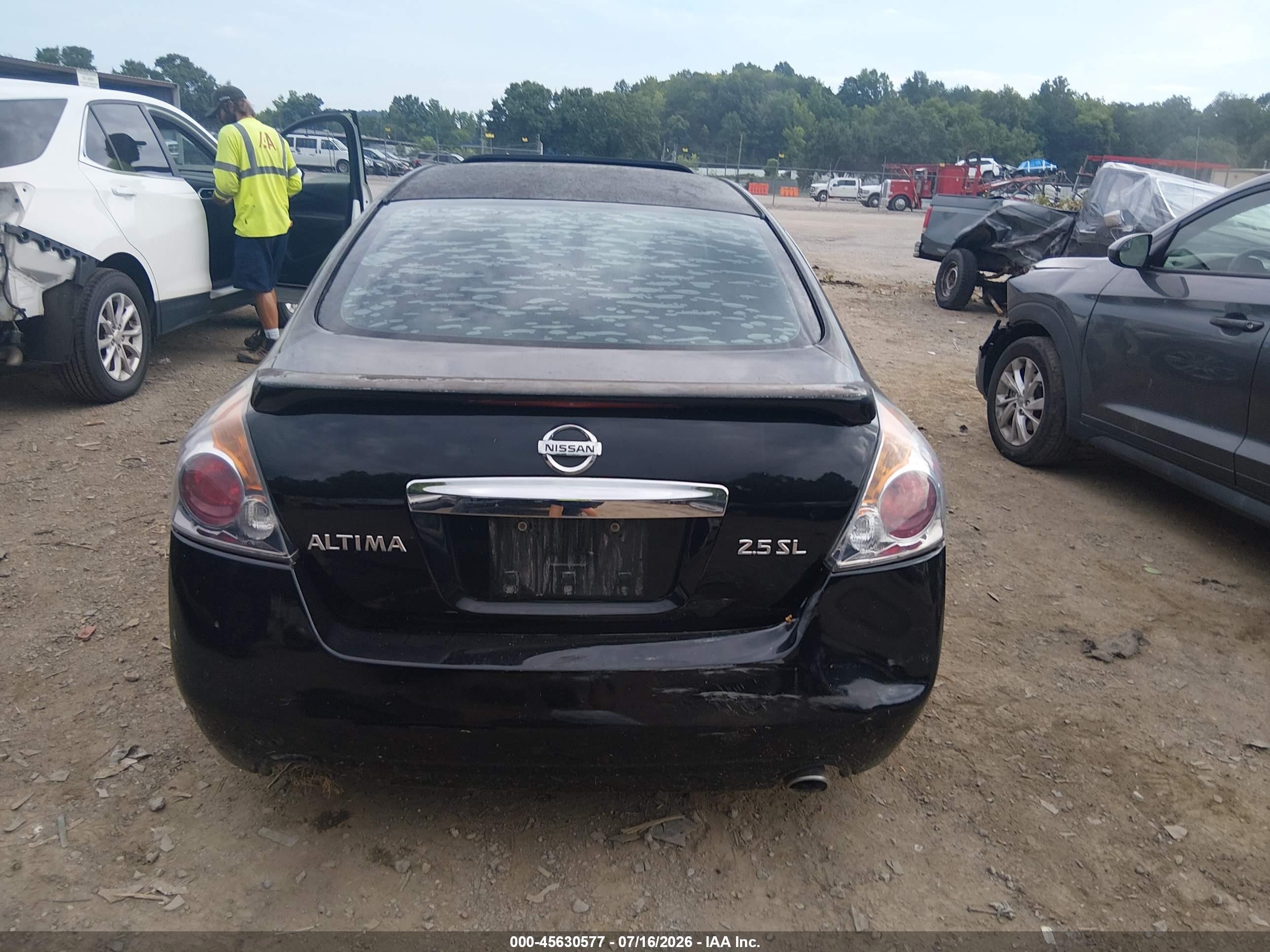 2012 Nissan Altima 2.5 S Black vin: 1N4AL2AP1CC239584