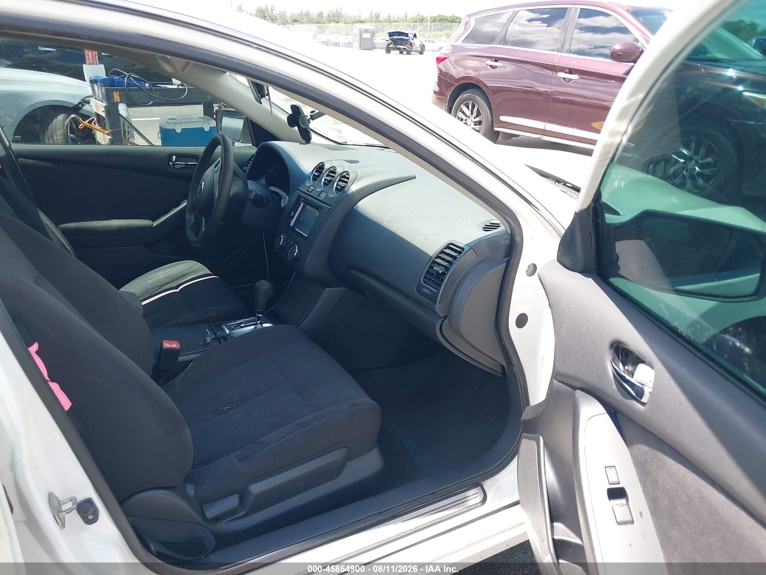 2012 Nissan Altima 2.5 S White vin: 1N4AL2AP1CC247491