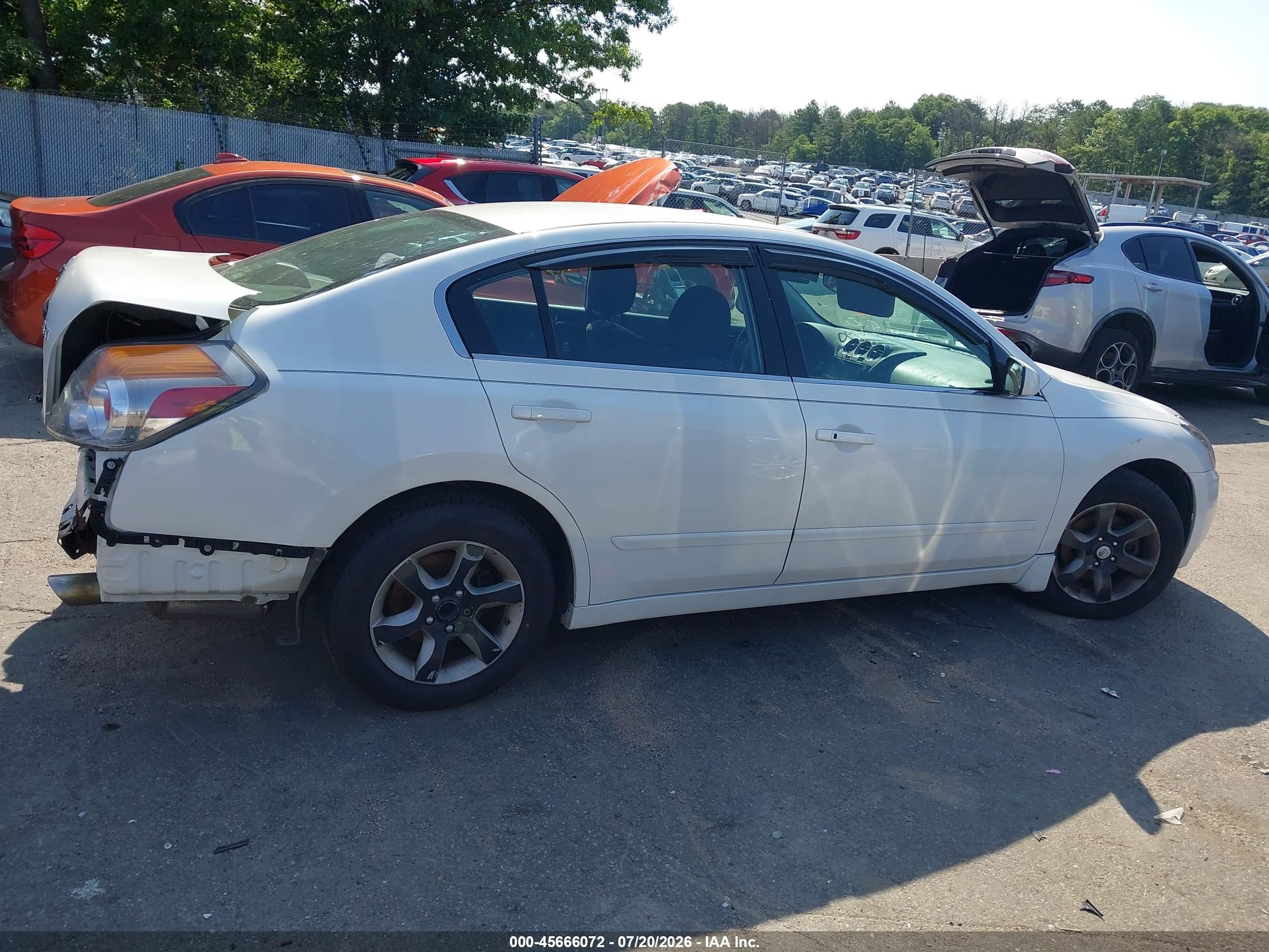 2012 Nissan Altima 2.5 S White vin: 1N4AL2AP1CC249578
