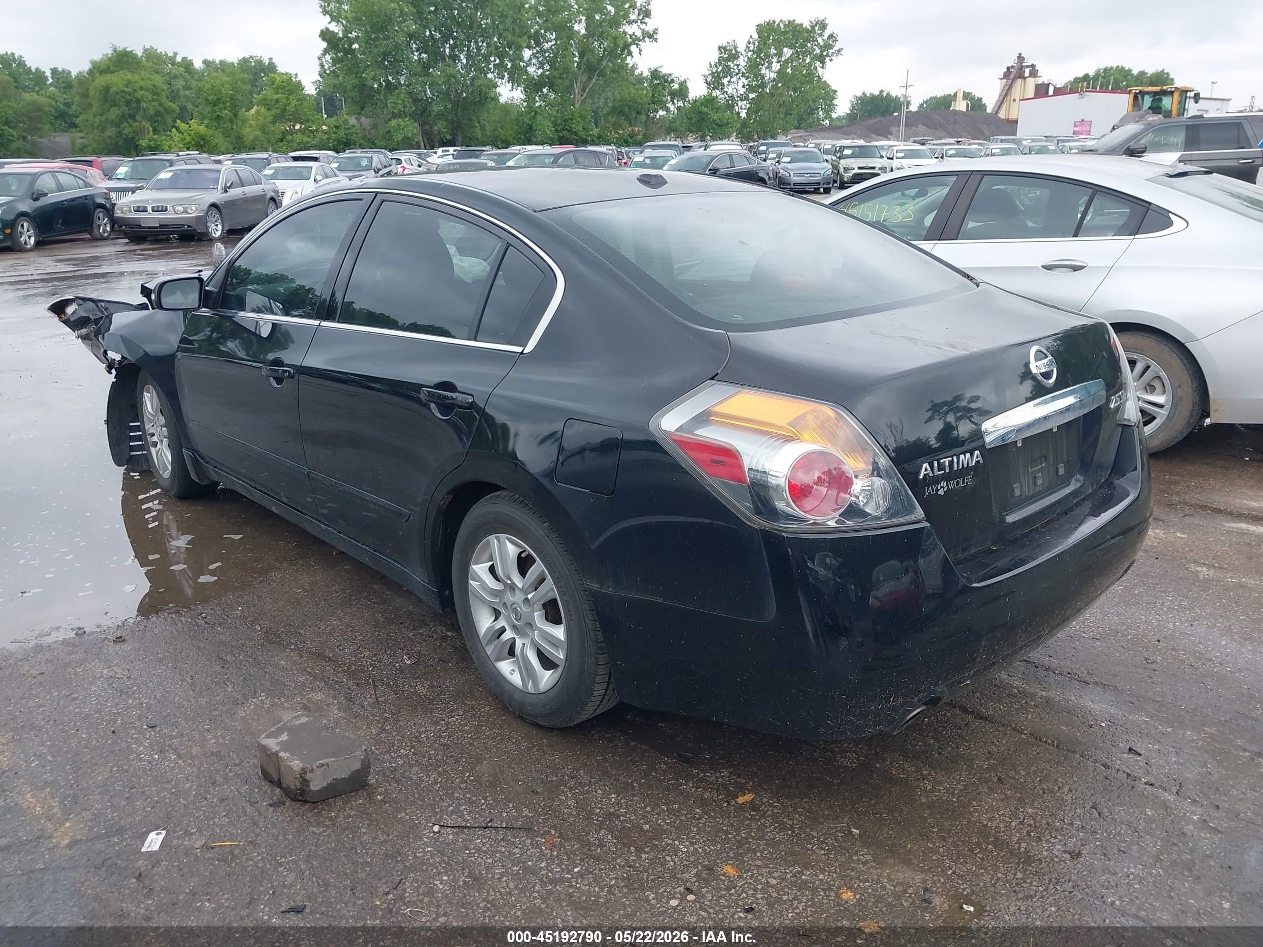 2012 Nissan Altima 2.5 S Черный vin: 1N4AL2AP1CN401864