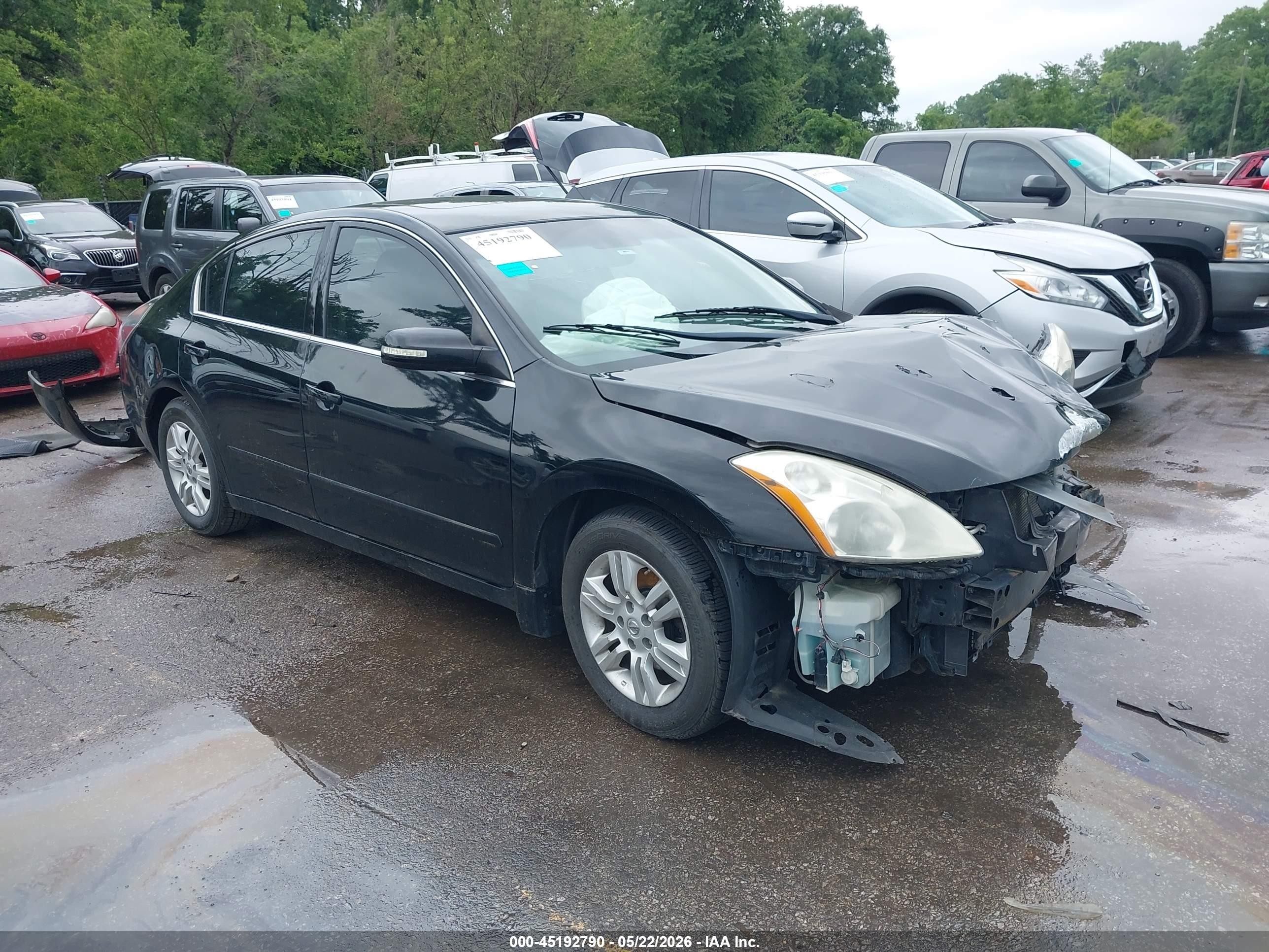 2012 Nissan Altima 2.5 S Black vin: 1N4AL2AP1CN401864