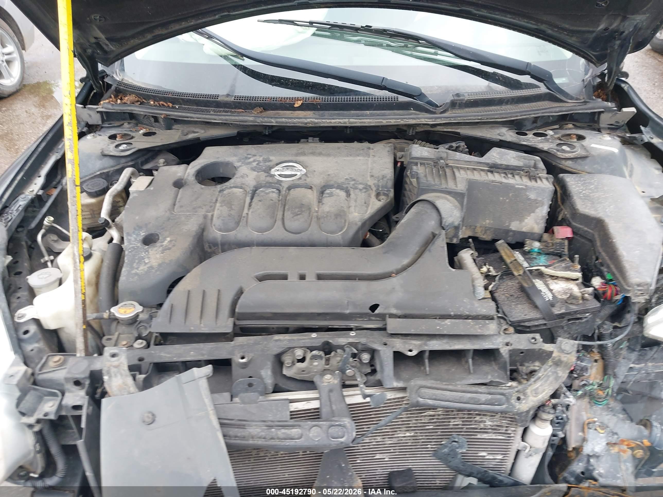 2012 Nissan Altima 2.5 S Черный vin: 1N4AL2AP1CN401864