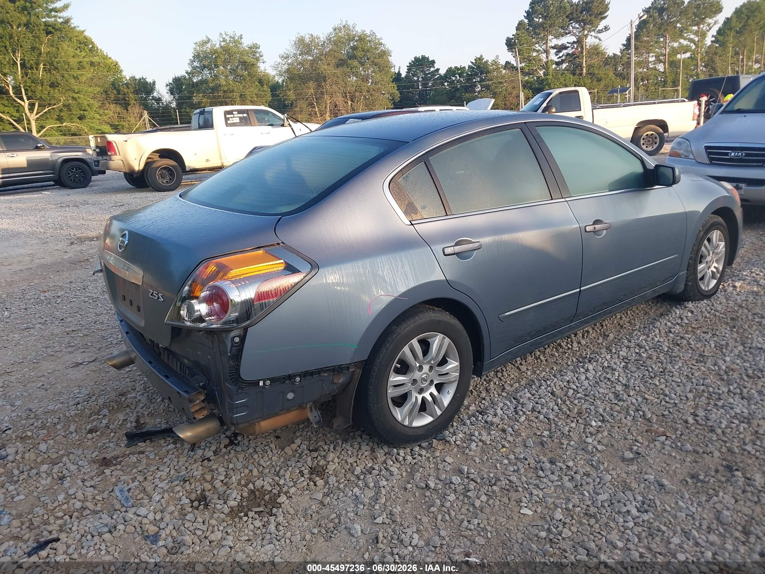 2012 Nissan Altima 2.5 S Light Blue vin: 1N4AL2AP1CN424643