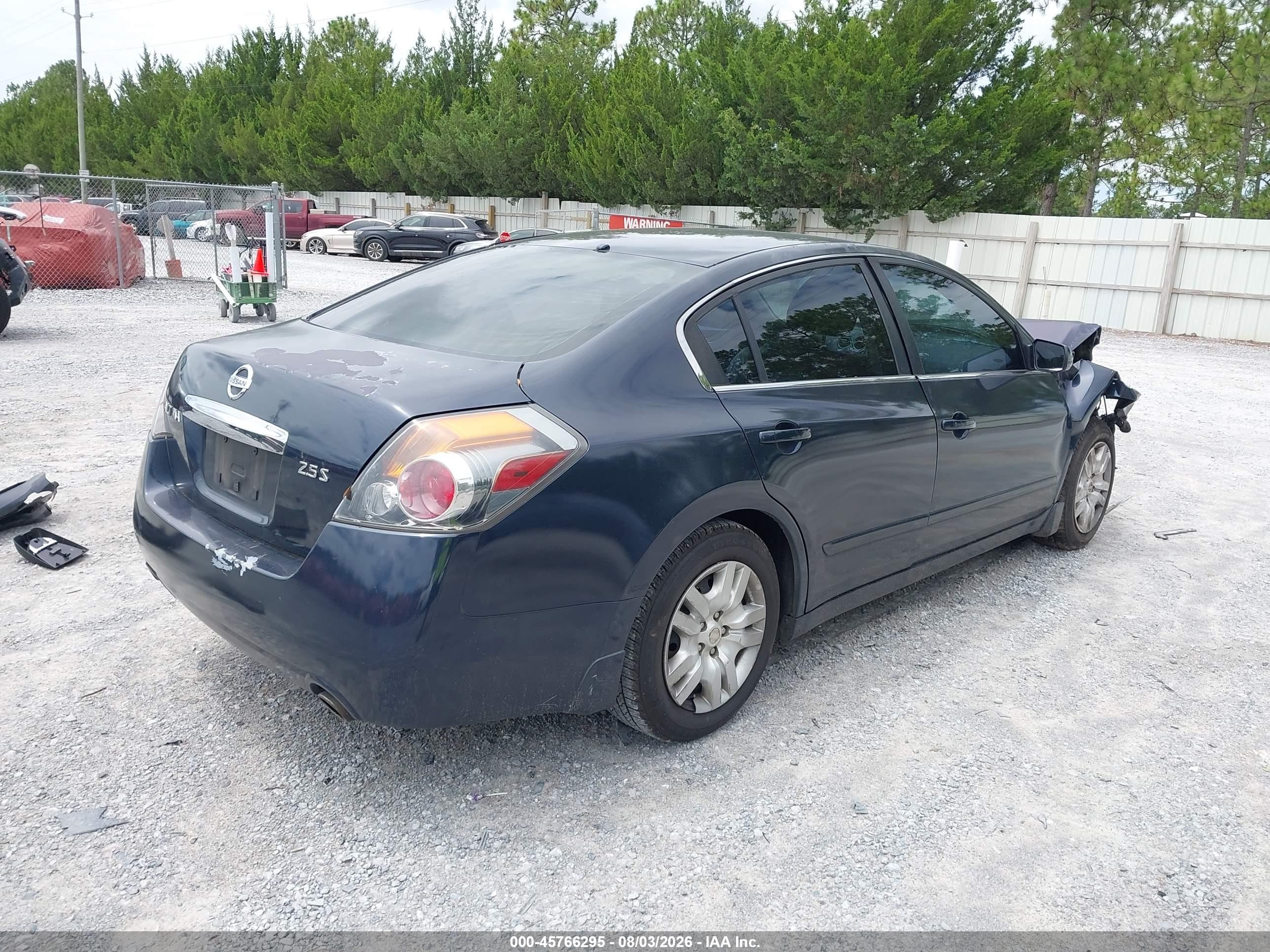 2012 Nissan Altima 2.5 S Blue vin: 1N4AL2AP1CN479156