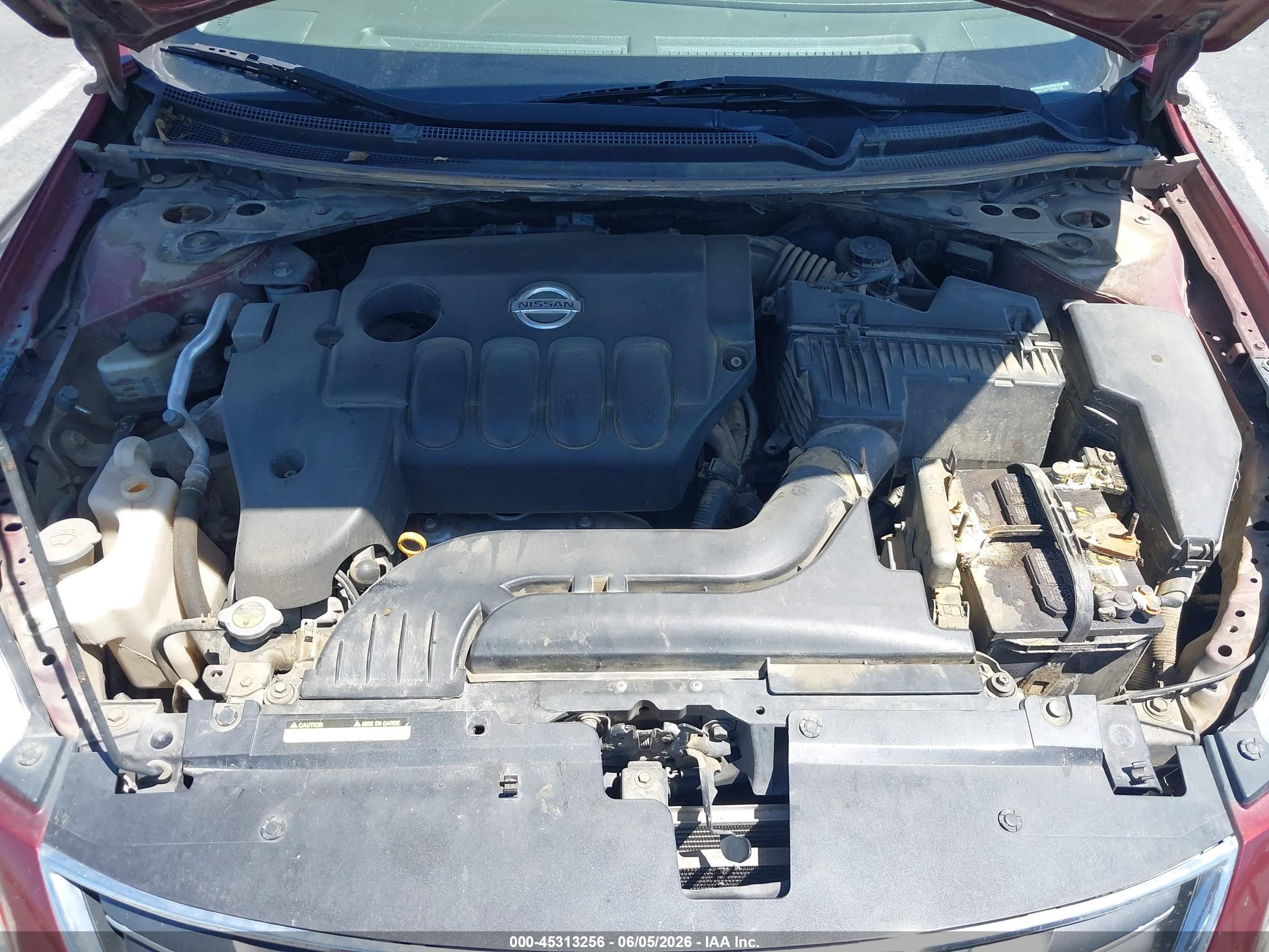 2012 Nissan Altima 2.5 S Burgundy vin: 1N4AL2AP1CN481148