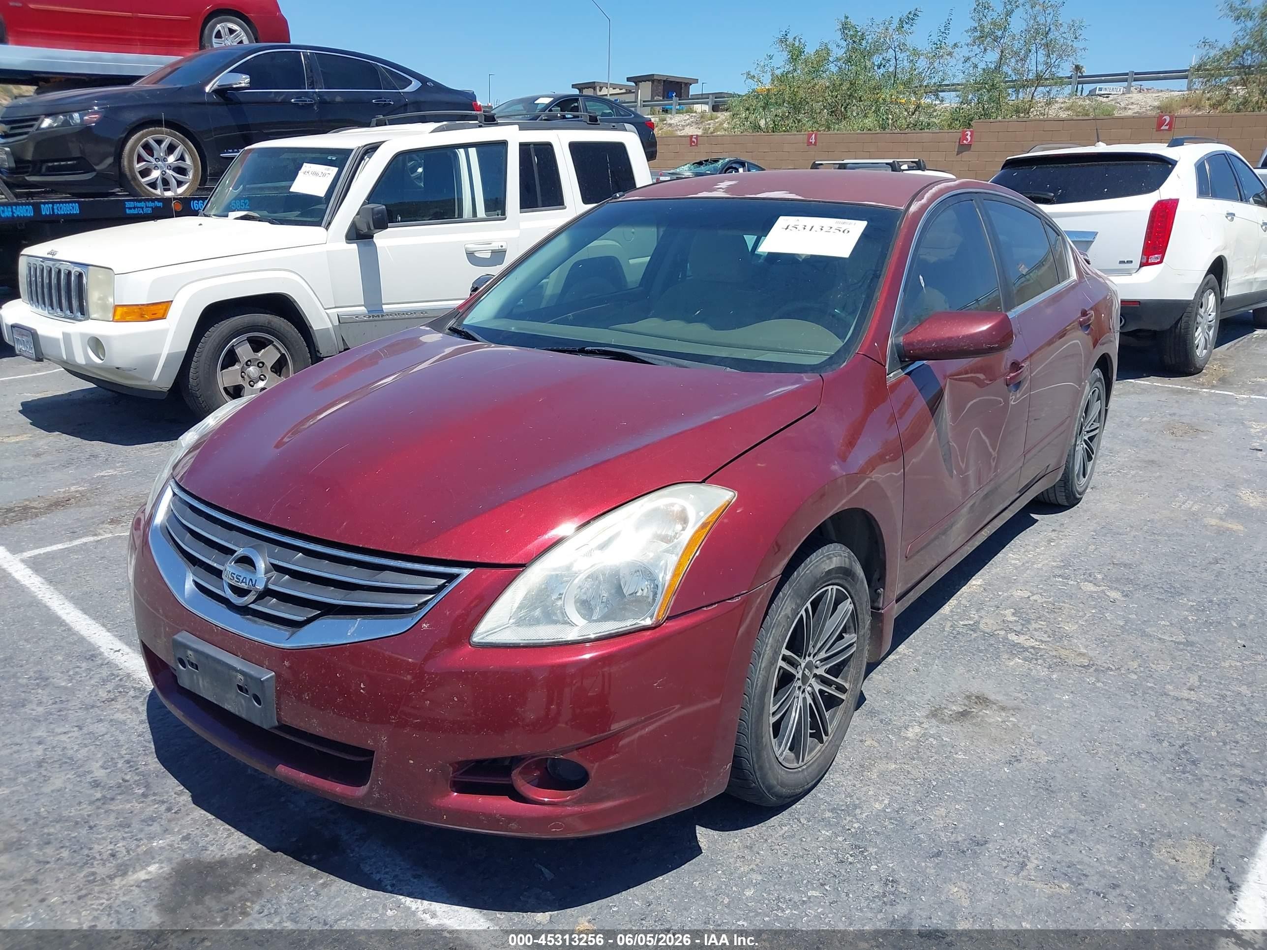 2012 Nissan Altima 2.5 S Burgundy vin: 1N4AL2AP1CN481148