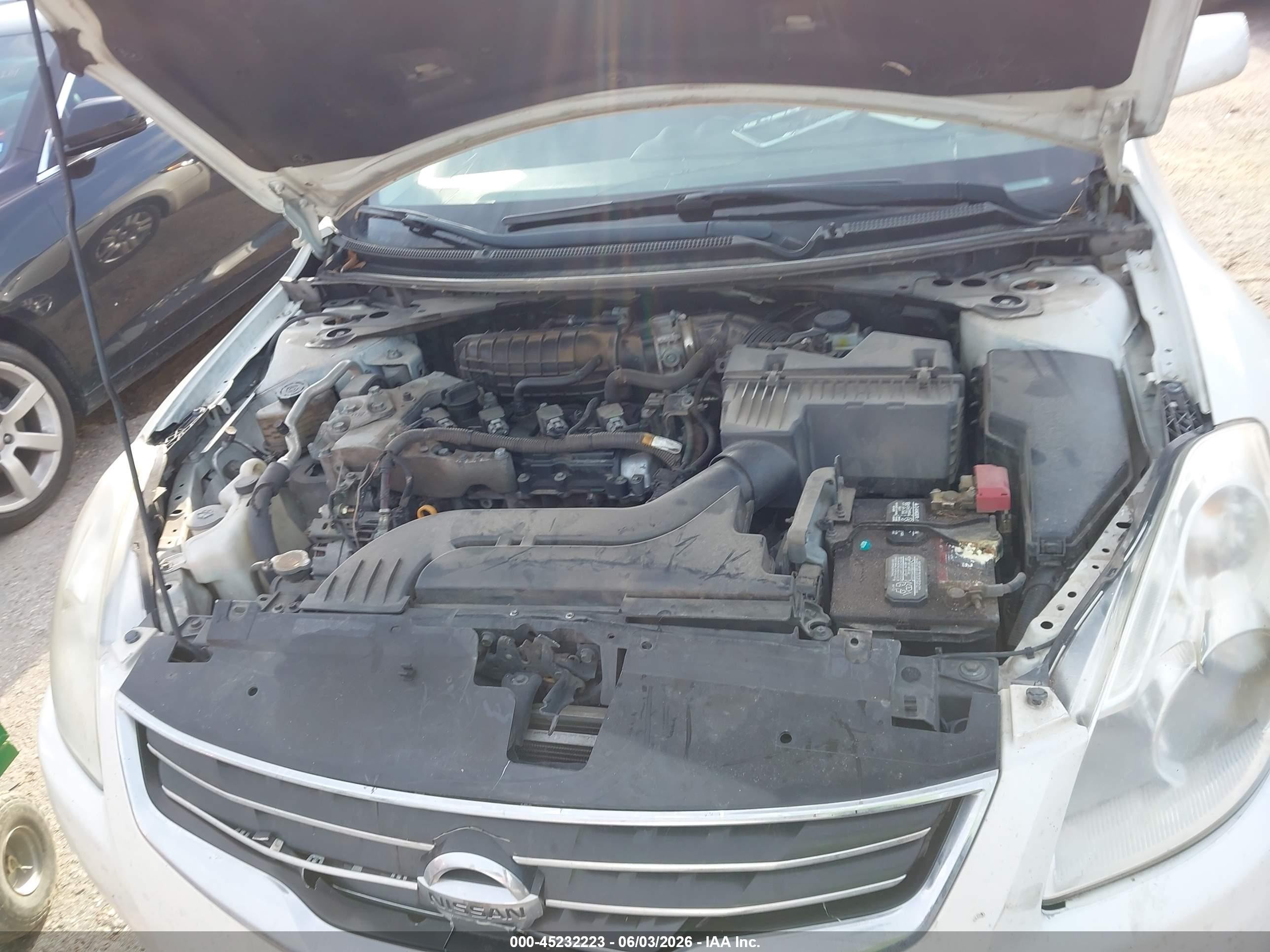 2012 Nissan Altima 2.5 S White vin: 1N4AL2AP1CN489282