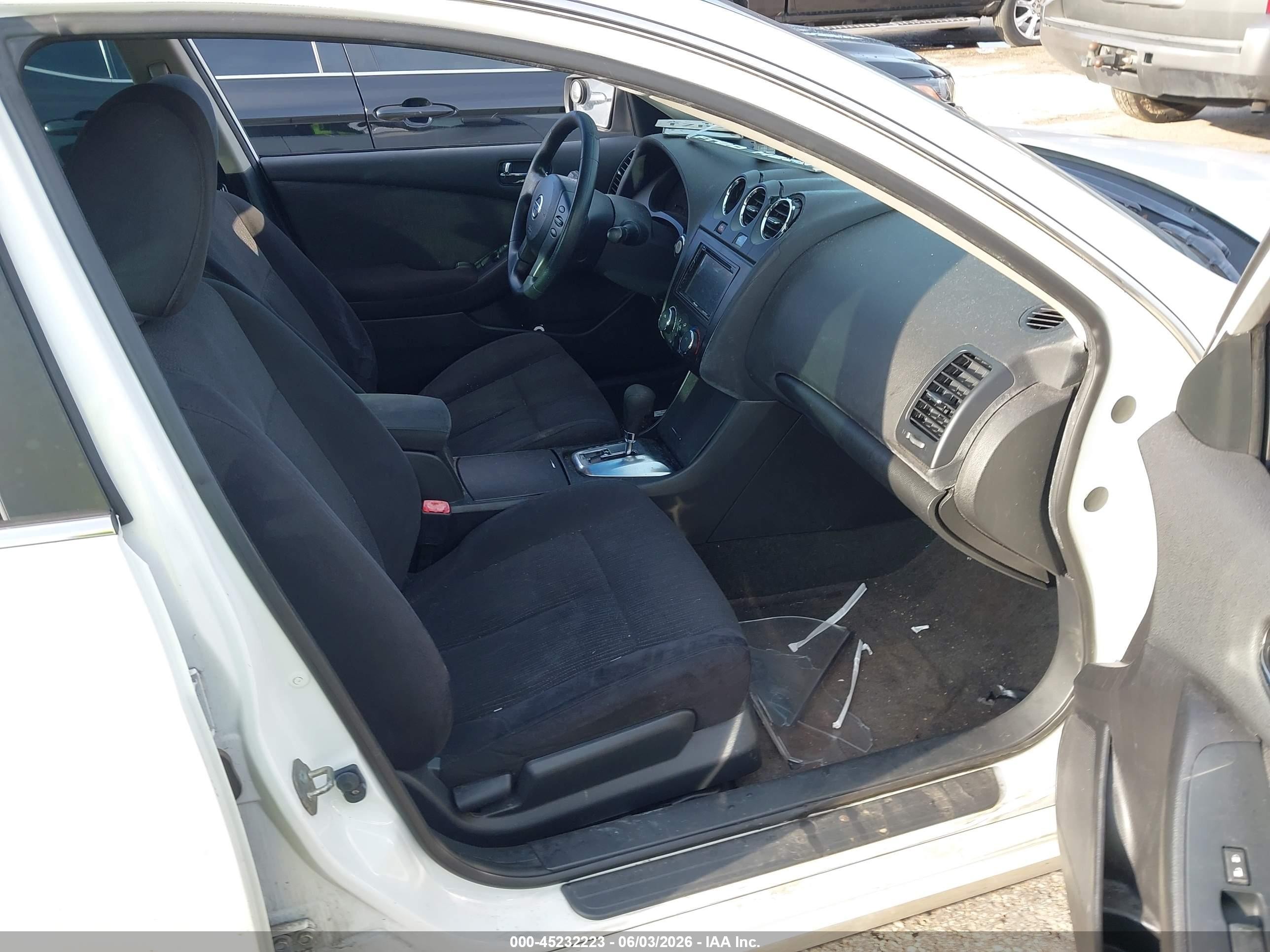 2012 Nissan Altima 2.5 S White vin: 1N4AL2AP1CN489282