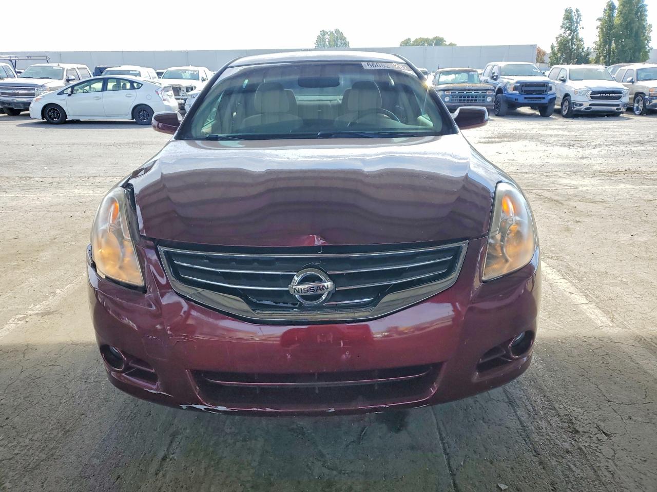 2012 Nissan Altima 2.5 Burgundy vin: 1N4AL2AP1CN490934