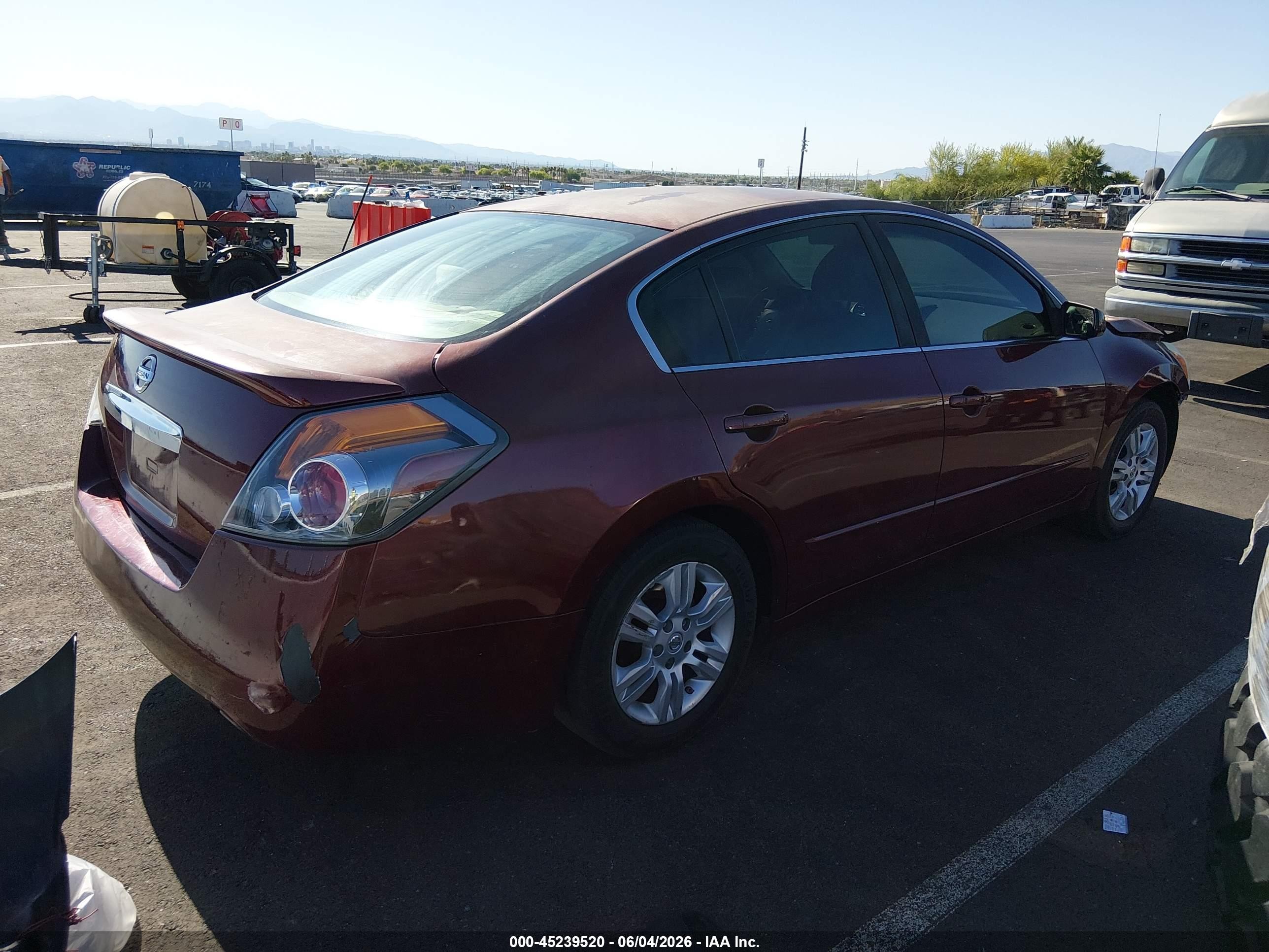 2012 Nissan Altima 2.5 S Красный vin: 1N4AL2AP1CN511989