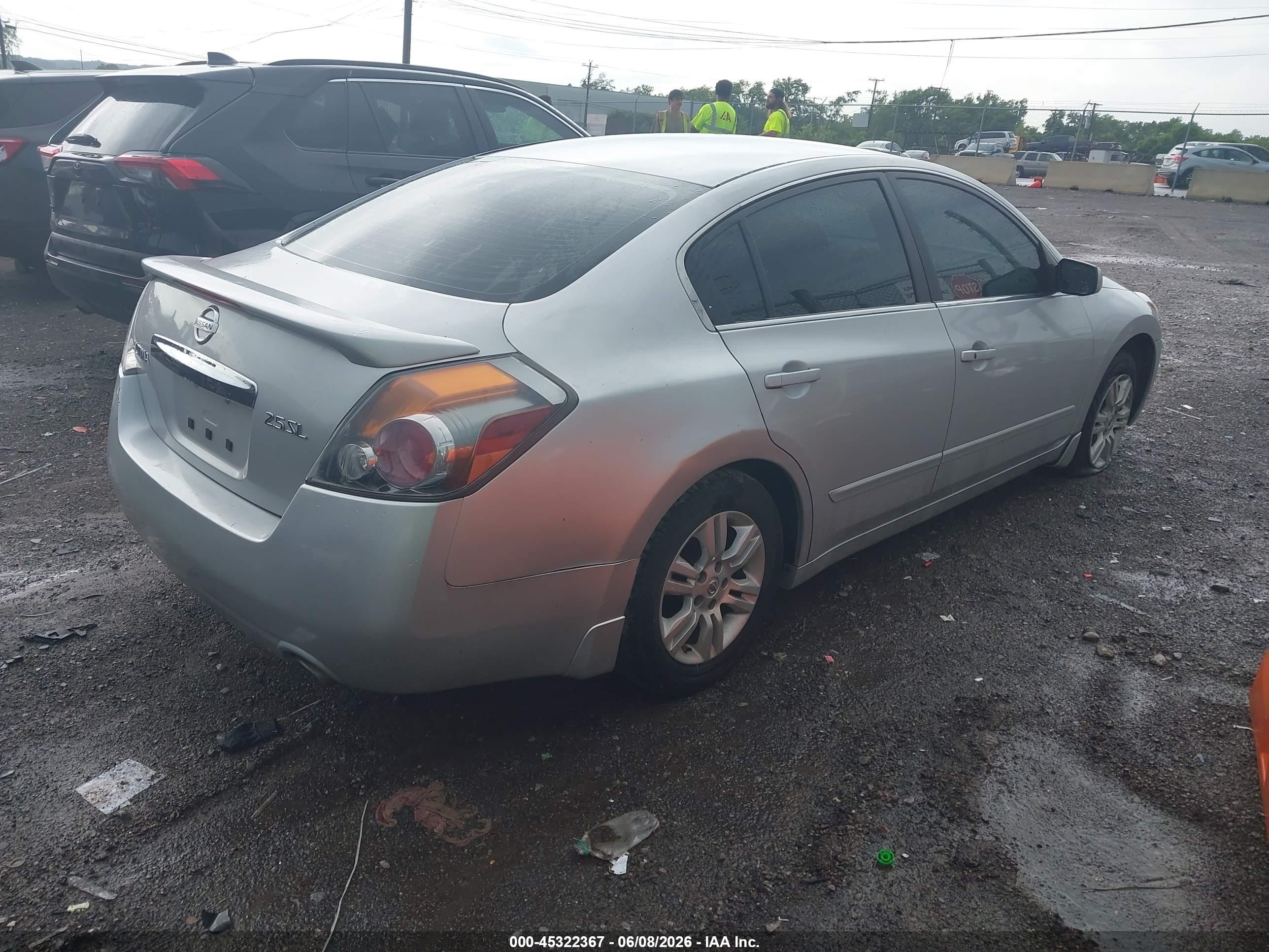 2012 Nissan Altima 2.5 S Silver vin: 1N4AL2AP1CN521759