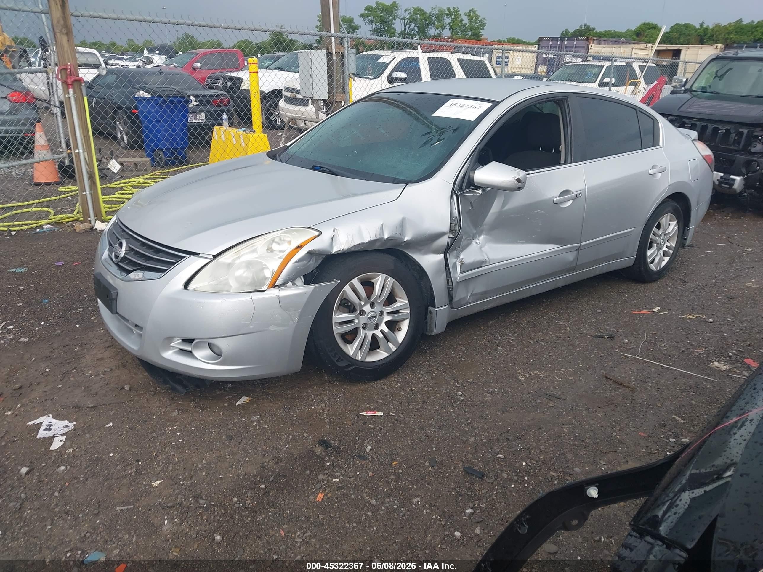 2012 Nissan Altima 2.5 S Silver vin: 1N4AL2AP1CN521759