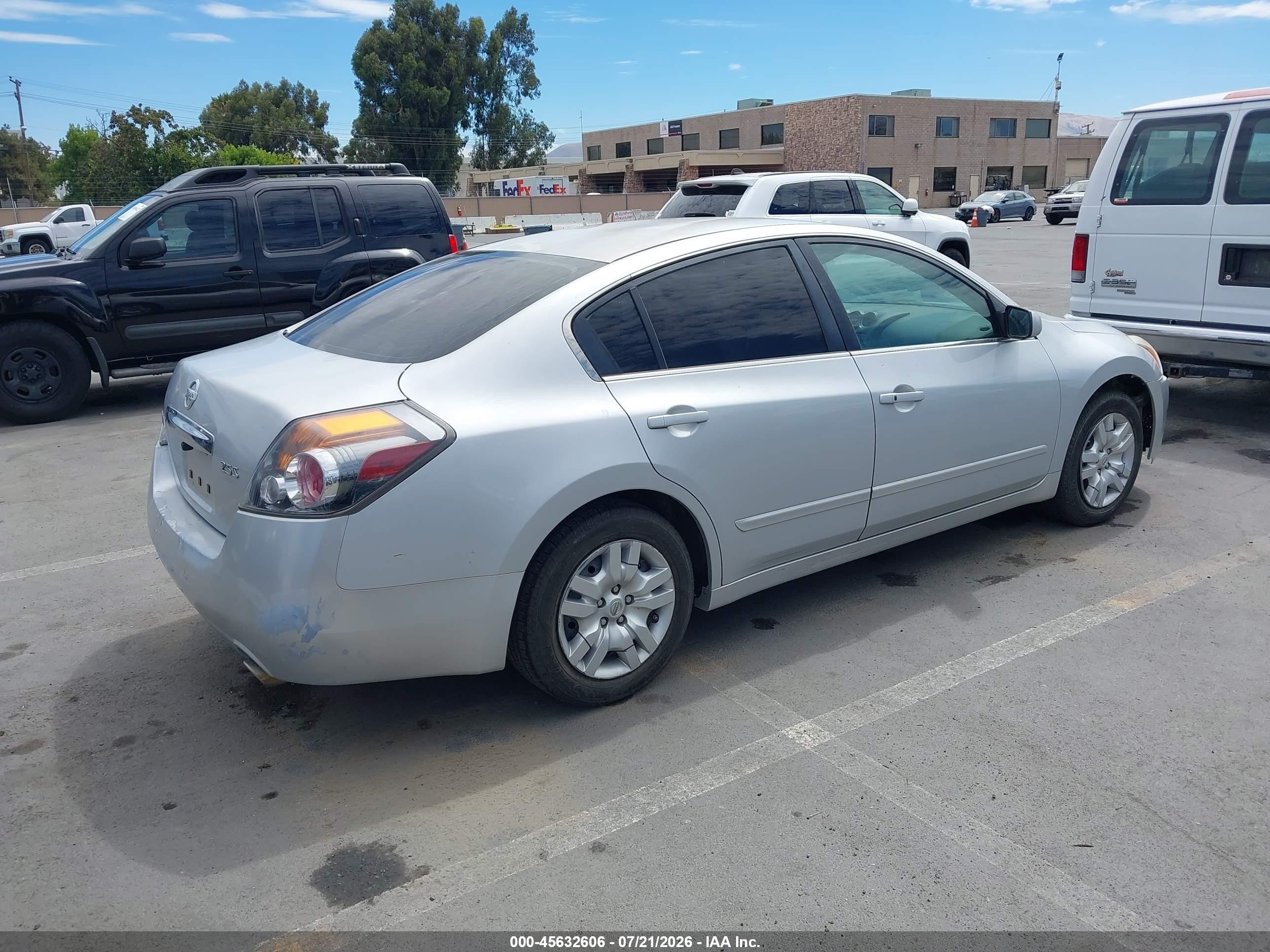 2012 Nissan Altima 2.5 S Silver vin: 1N4AL2AP1CN550985