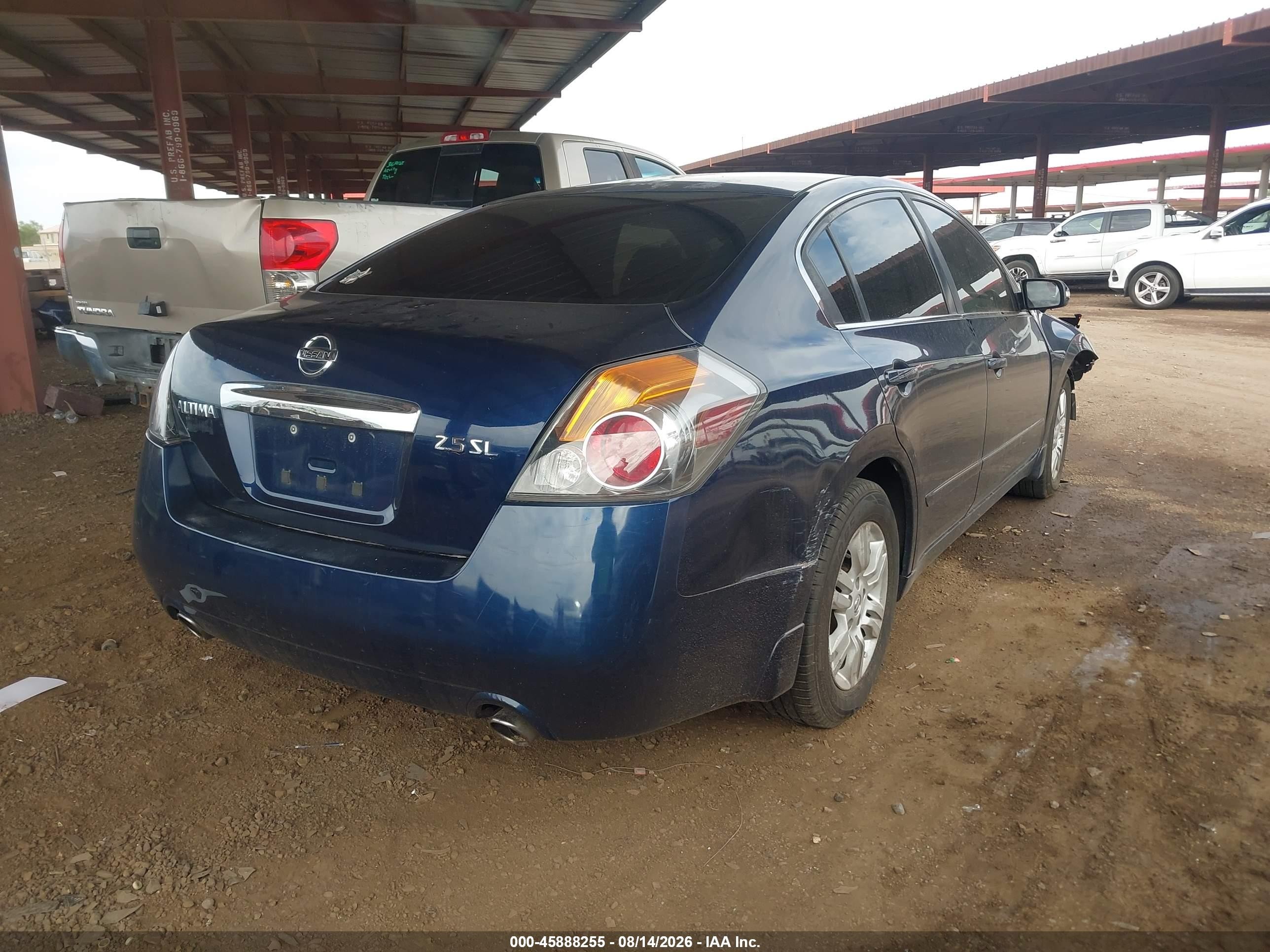 2012 Nissan Altima 2.5 S Blue vin: 1N4AL2AP1CN564661