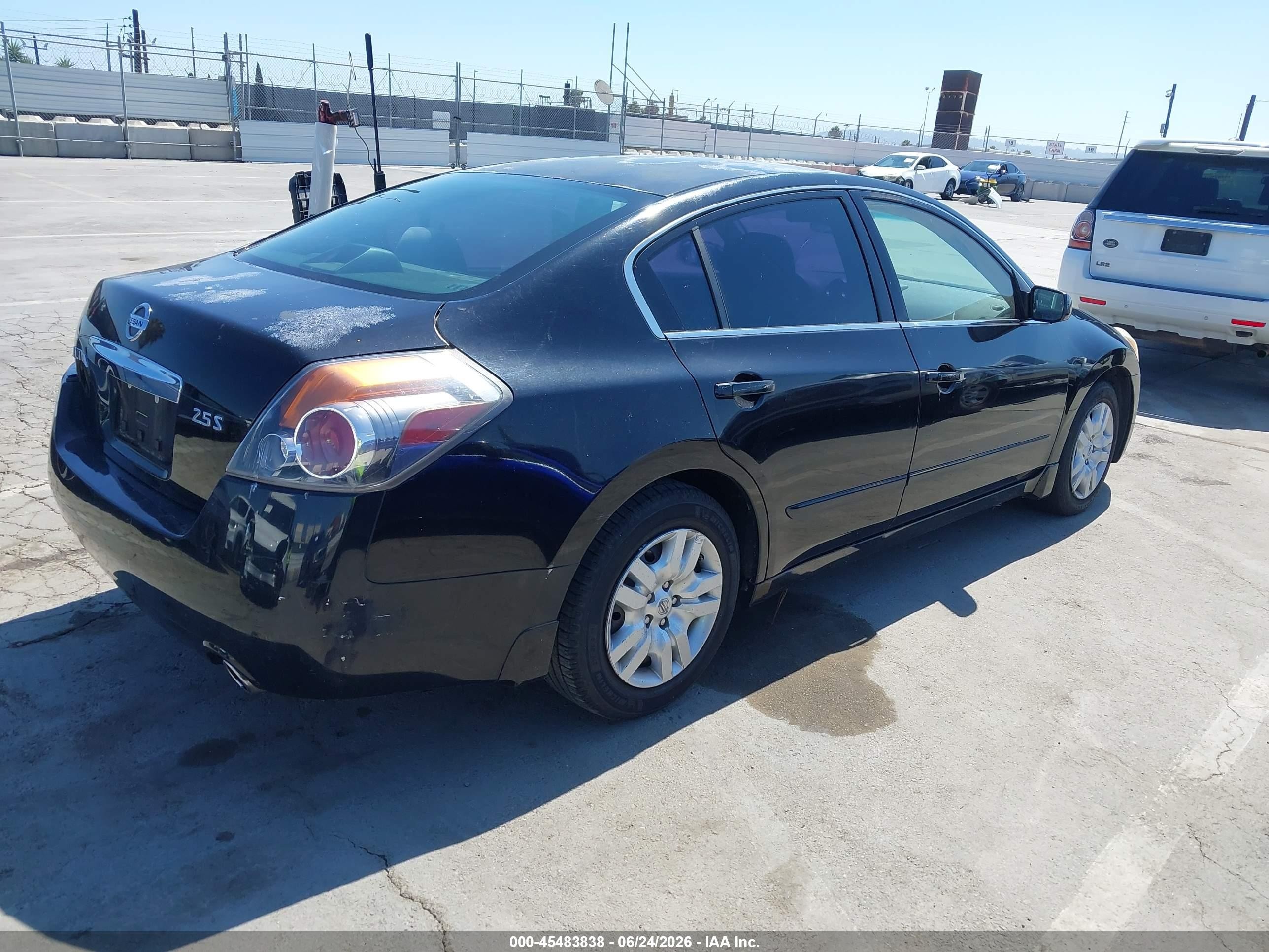 2012 Nissan Altima 2.5 S Black vin: 1N4AL2AP1CN580178