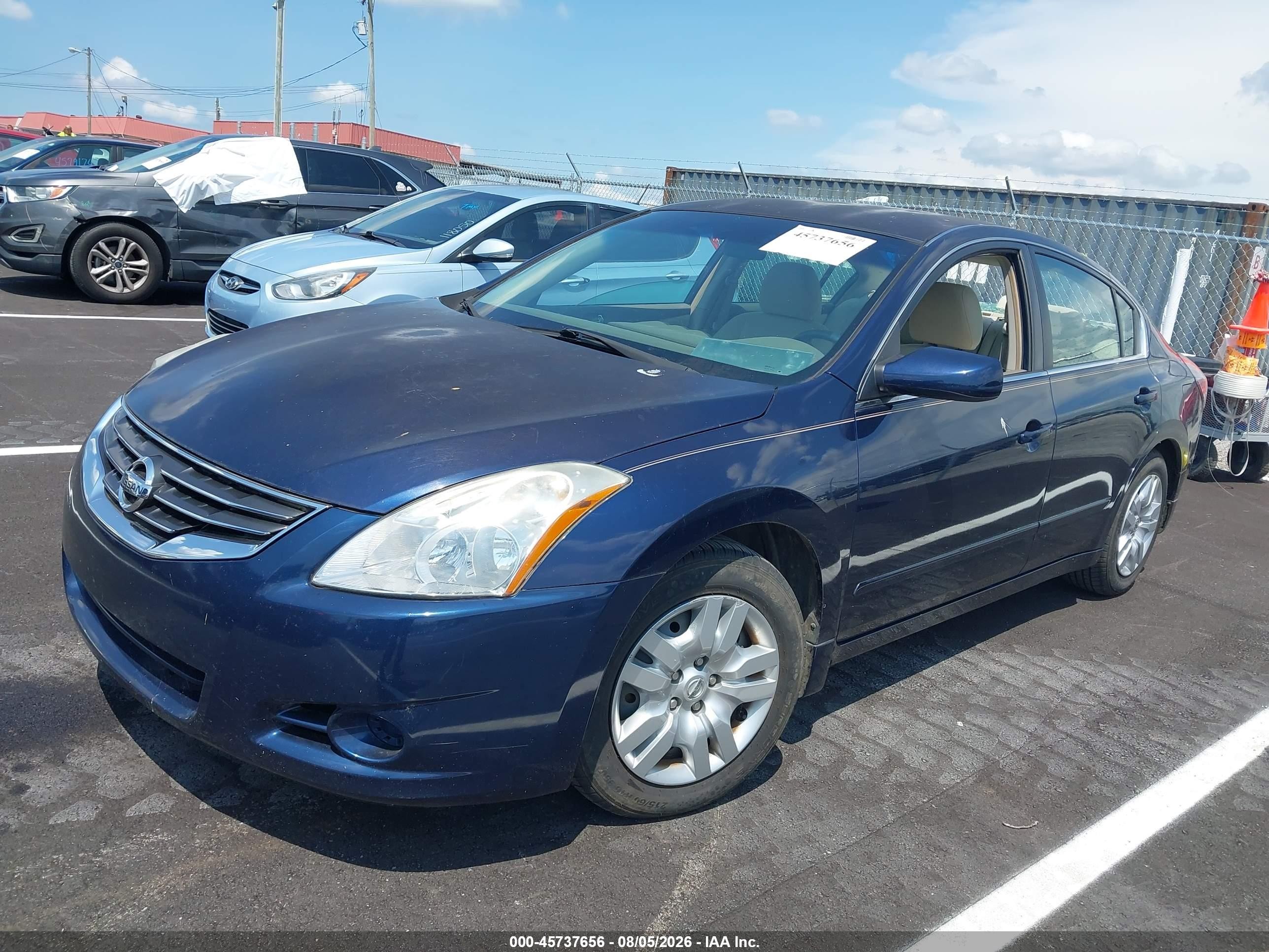 2010 Nissan Altima 2.5 S Blue vin: 1N4AL2AP2AN419996