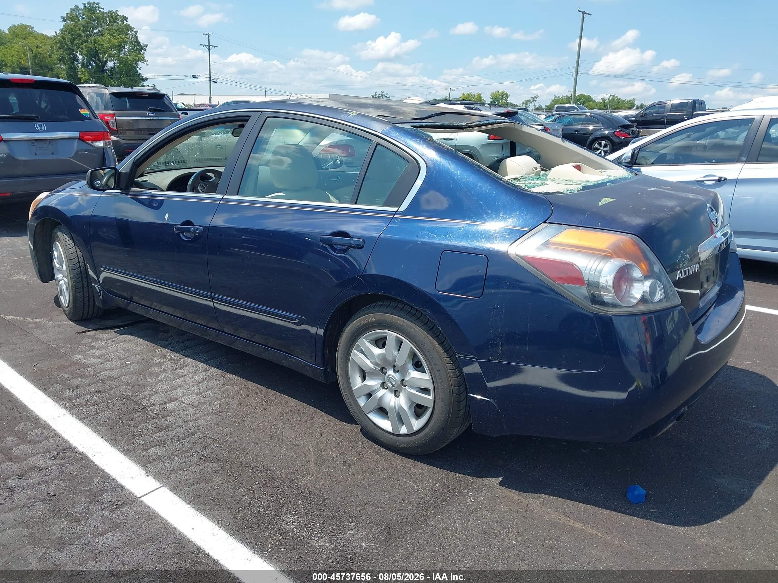 2010 Nissan Altima 2.5 S Blue vin: 1N4AL2AP2AN419996
