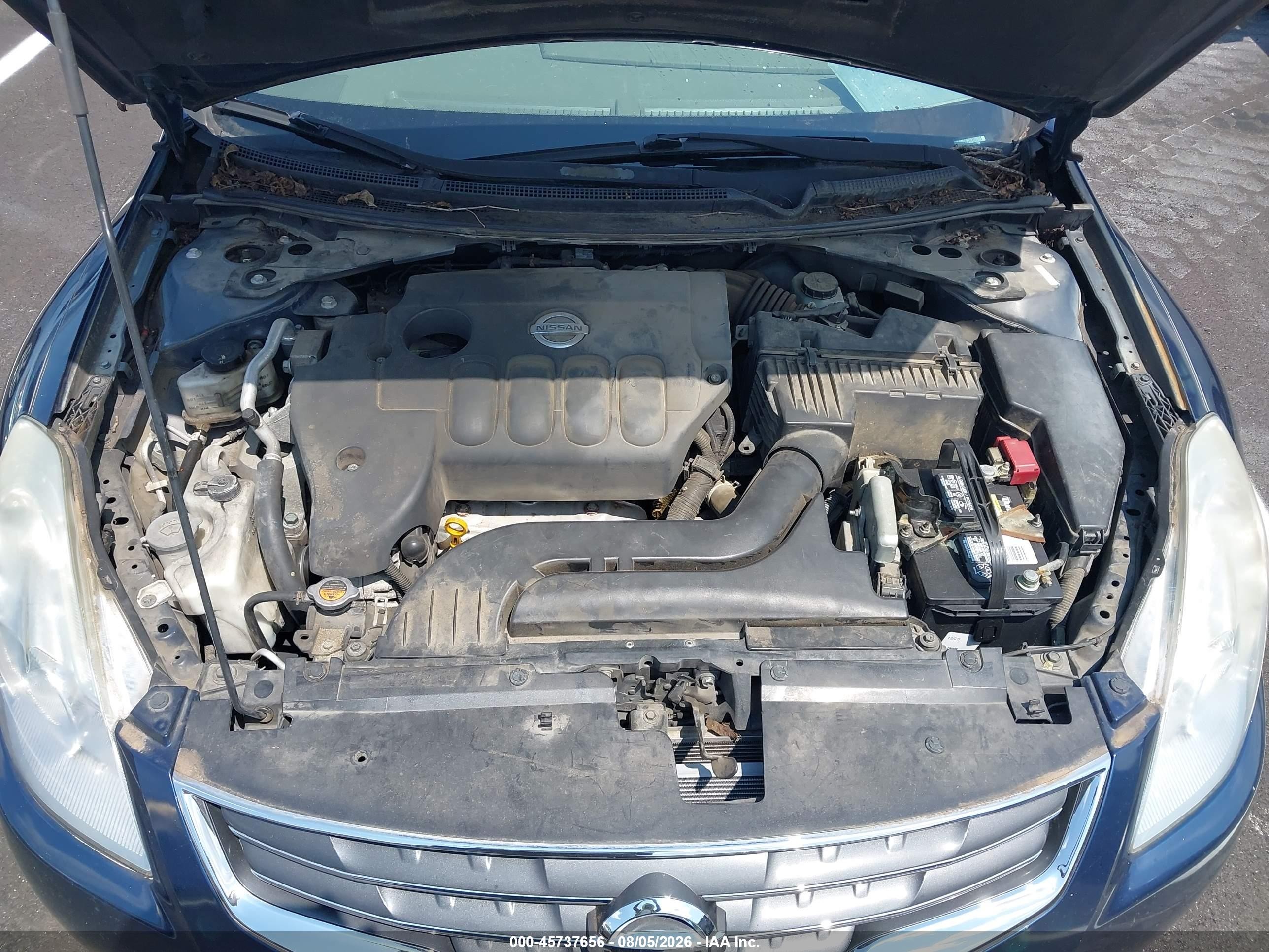 2010 Nissan Altima 2.5 S Blue vin: 1N4AL2AP2AN419996
