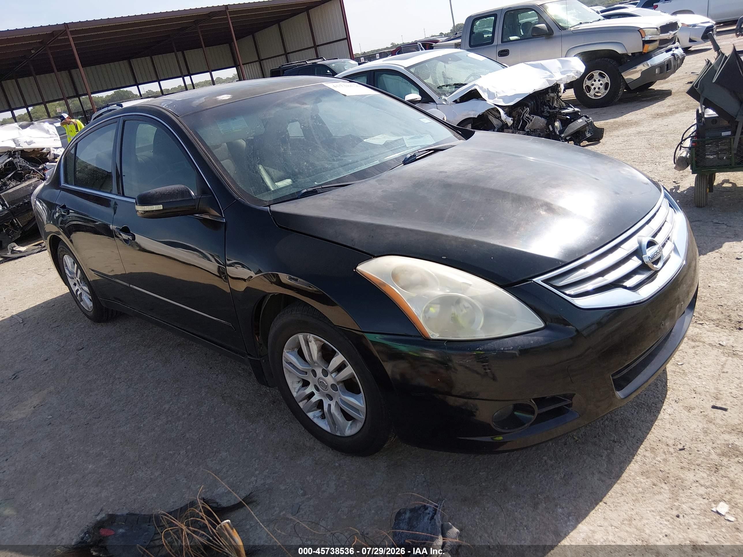 2010 Nissan Altima 2.5 S Black vin: 1N4AL2AP2AN425717