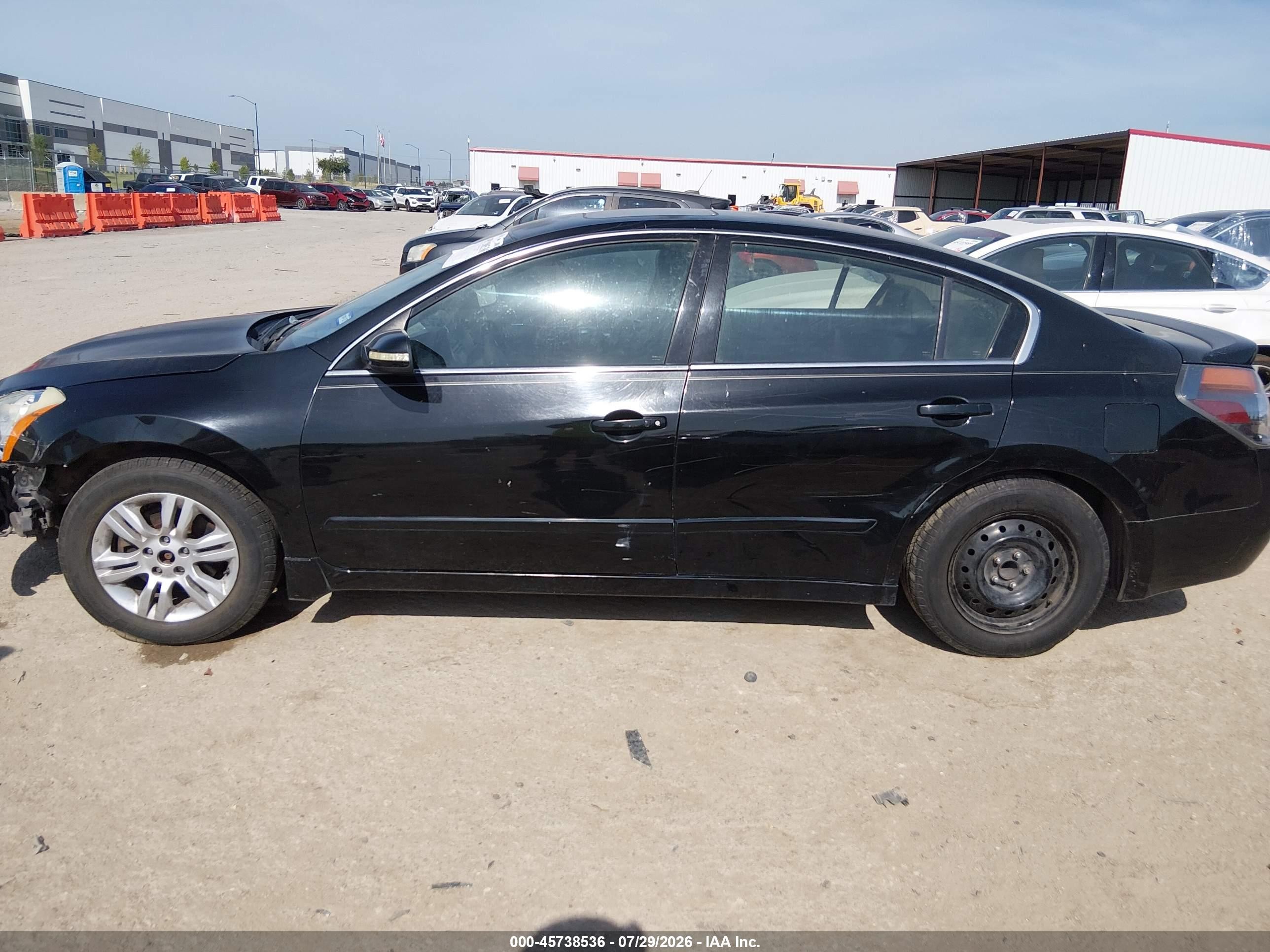 2010 Nissan Altima 2.5 S Black vin: 1N4AL2AP2AN425717
