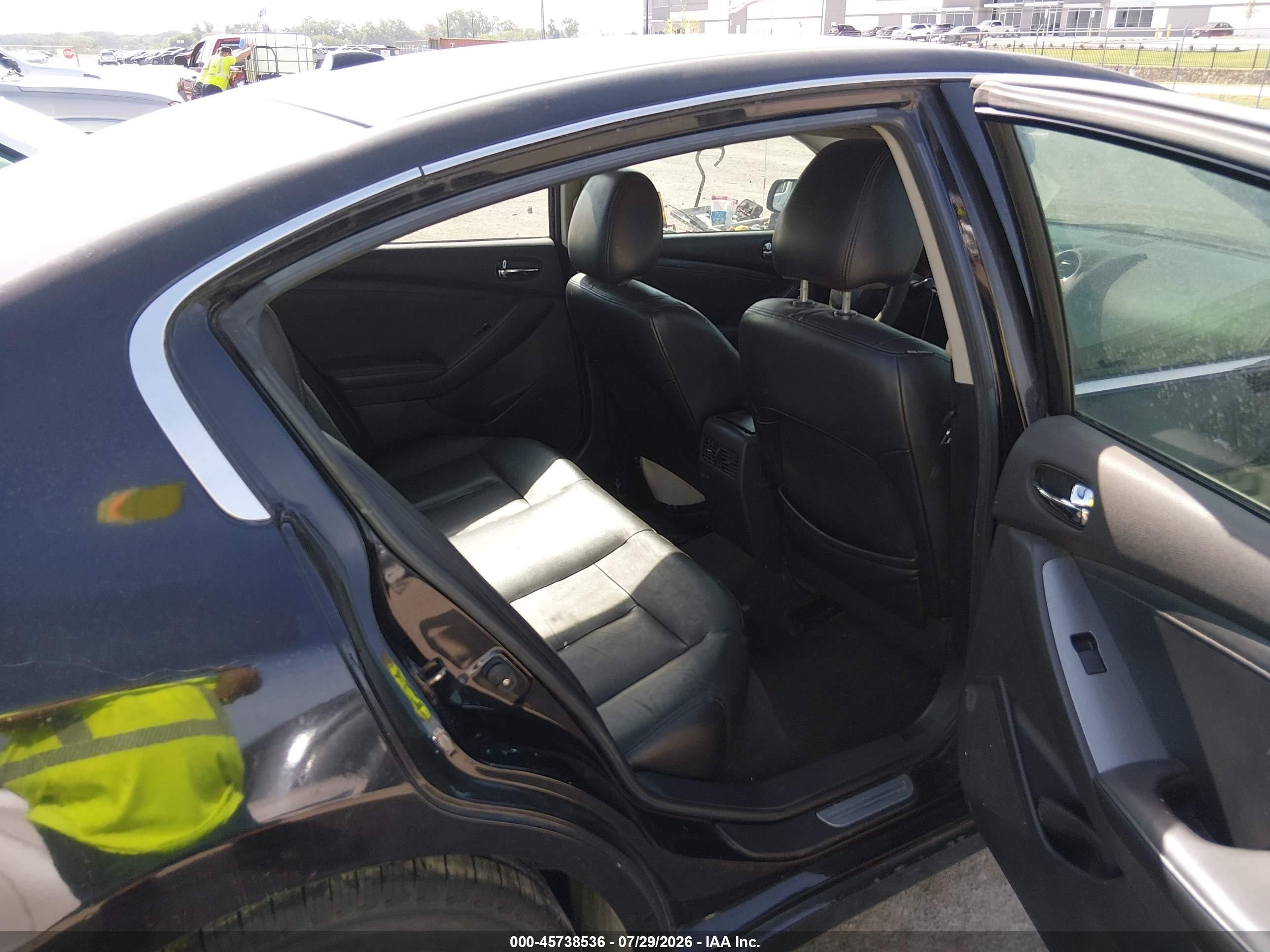 2010 Nissan Altima 2.5 S Black vin: 1N4AL2AP2AN425717