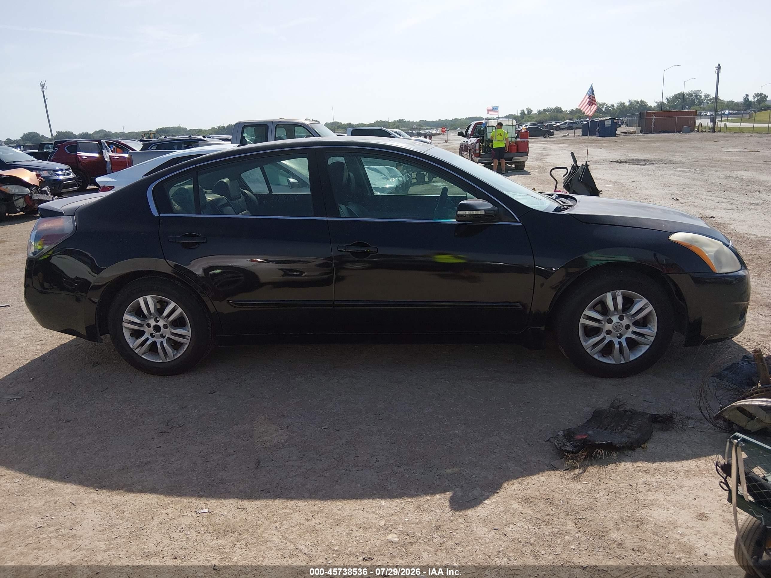 2010 Nissan Altima 2.5 S Black vin: 1N4AL2AP2AN425717