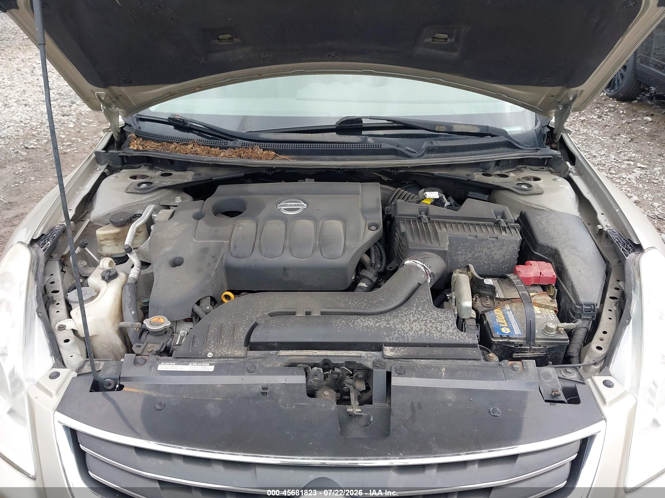 2010 Nissan Altima 2.5 S Tan vin: 1N4AL2AP2AN430027