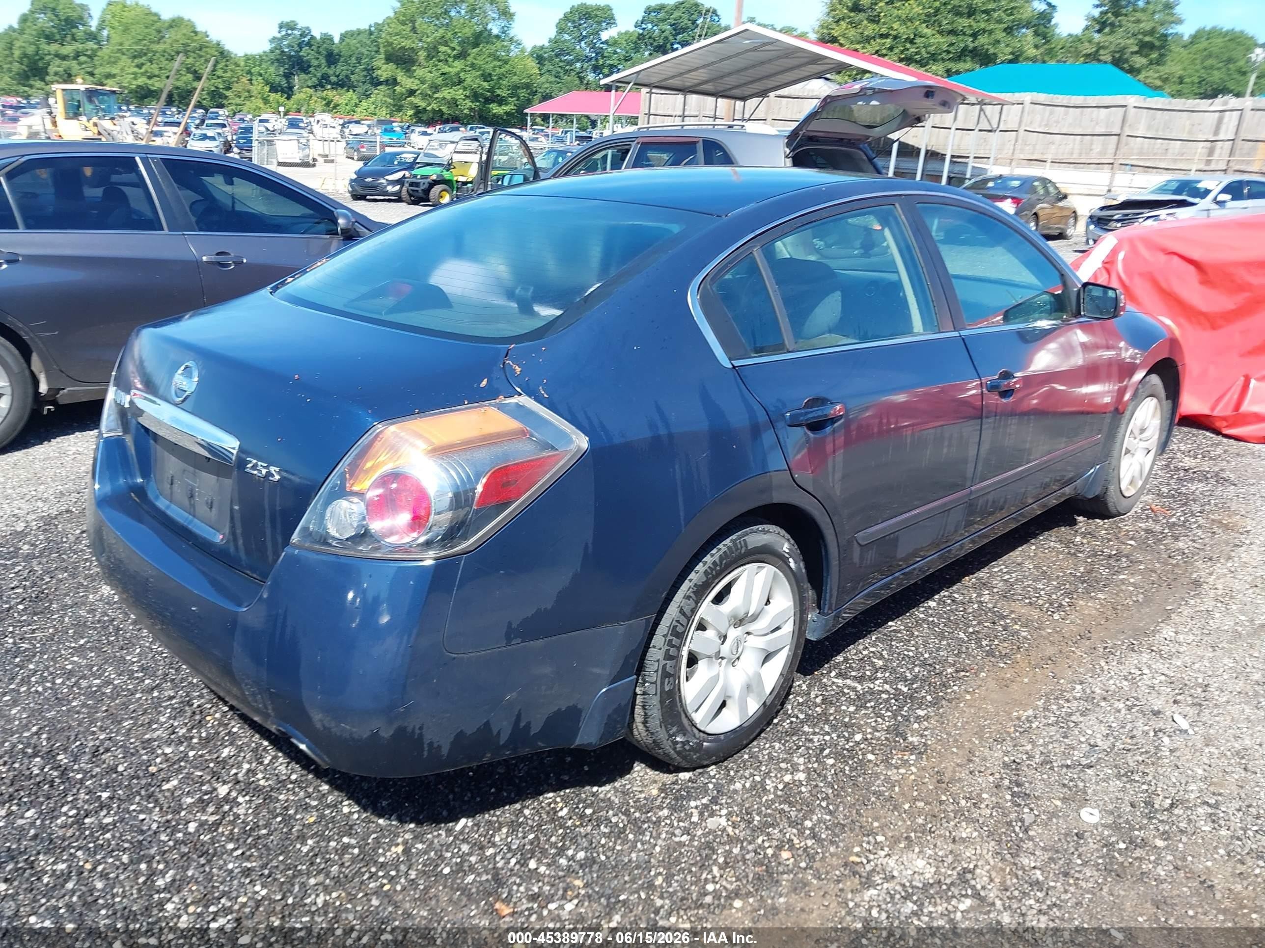2010 Nissan Altima 2.5 S Navy vin: 1N4AL2AP2AN434210