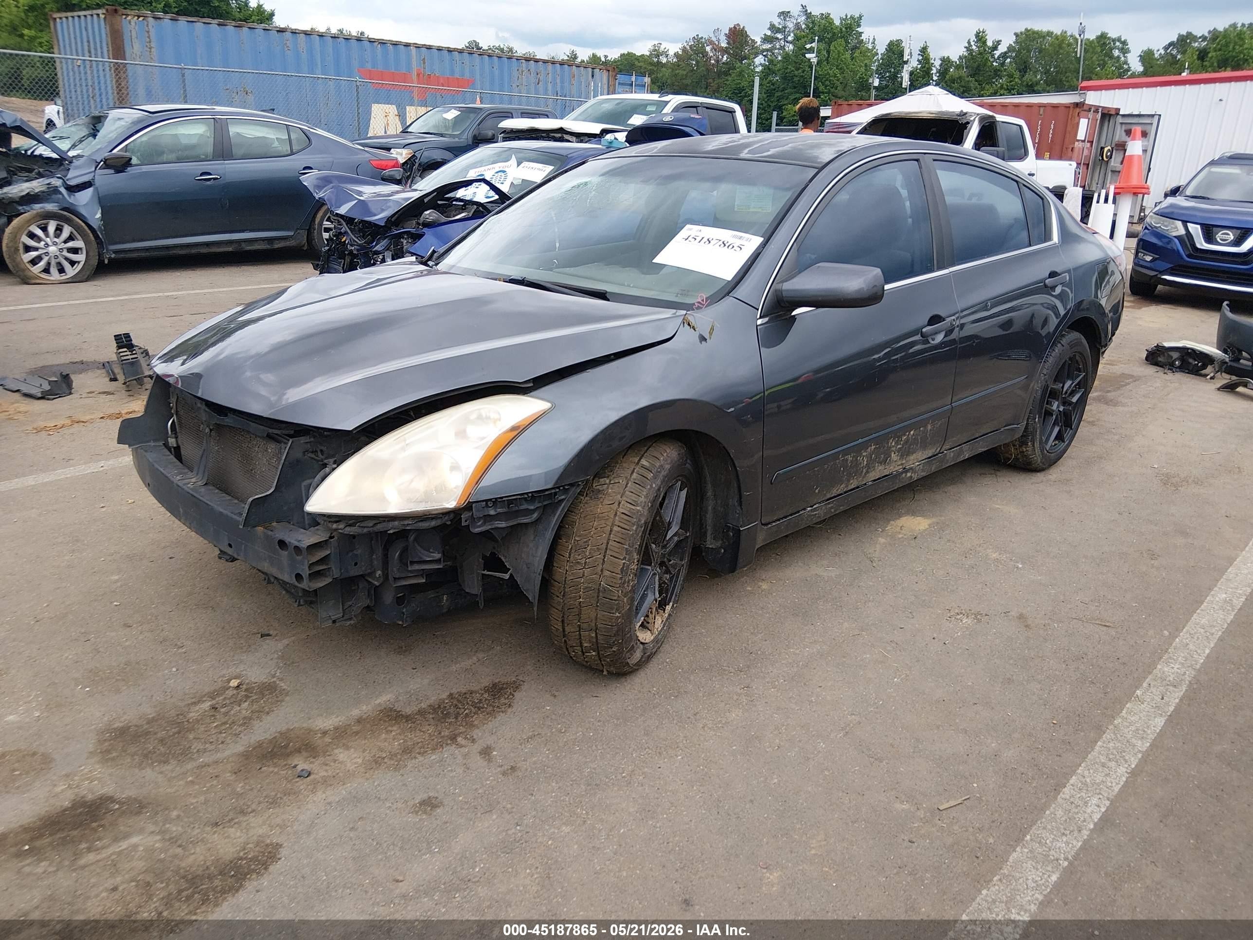 2010 Nissan Altima 2.5 S Серый vin: 1N4AL2AP2AN437947
