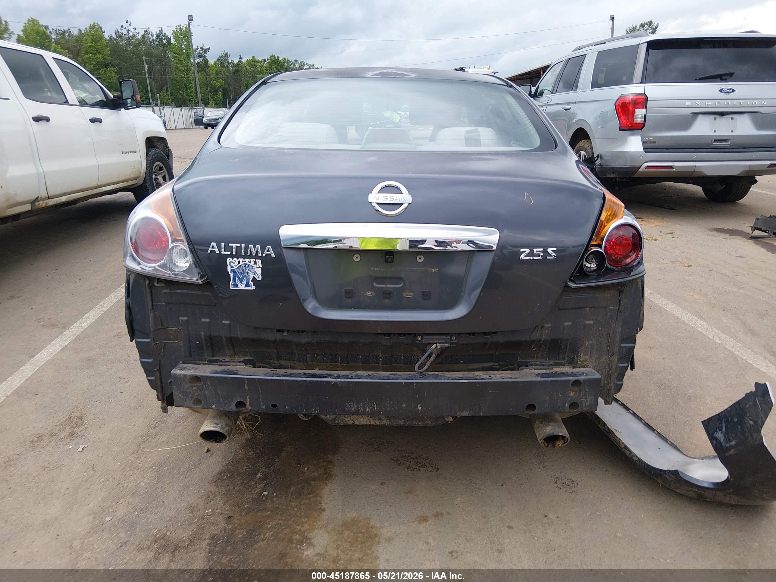 2010 Nissan Altima 2.5 S Серый vin: 1N4AL2AP2AN437947