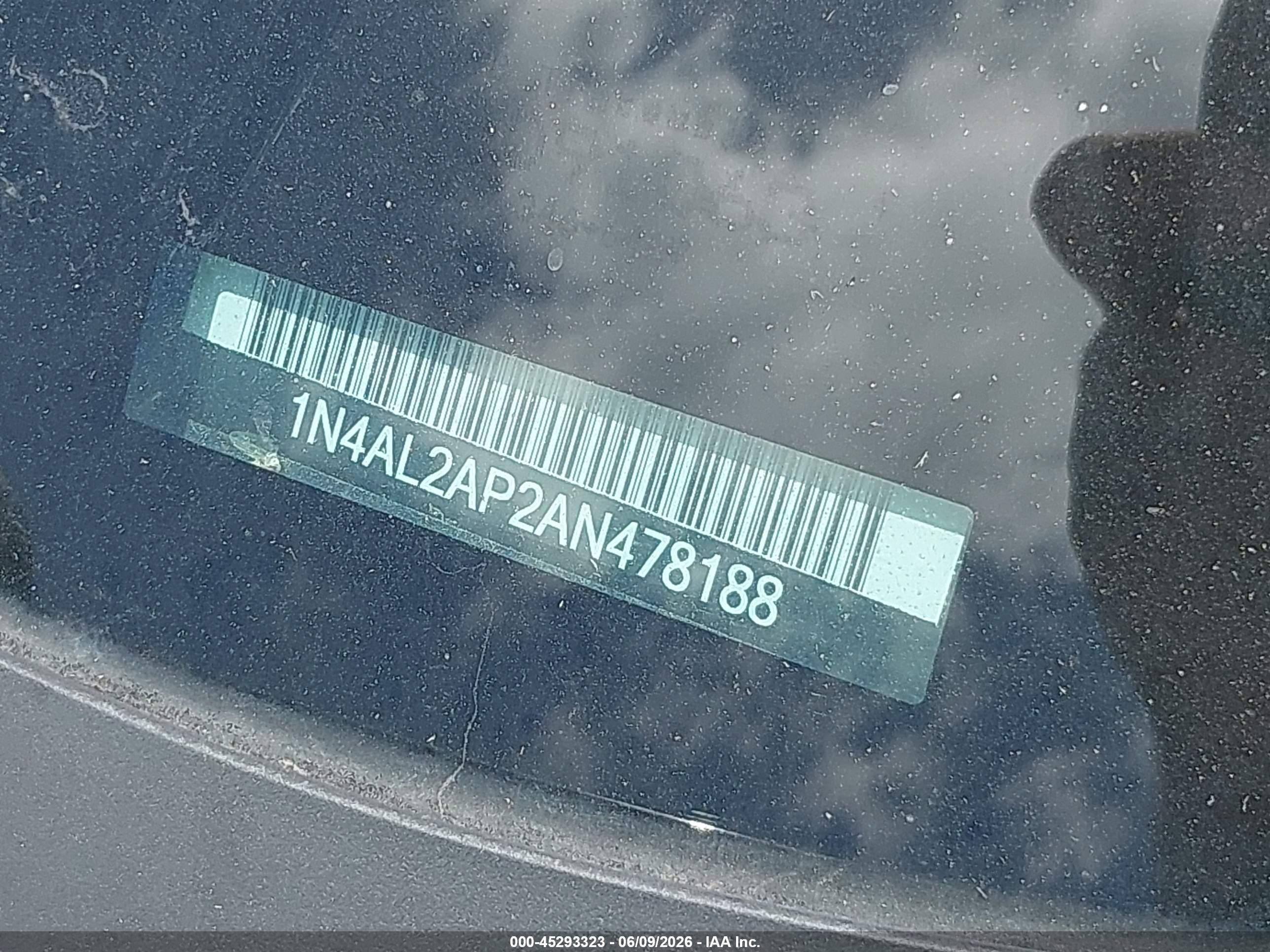 2010 Nissan Altima 2.5 S Серый vin: 1N4AL2AP2AN478188