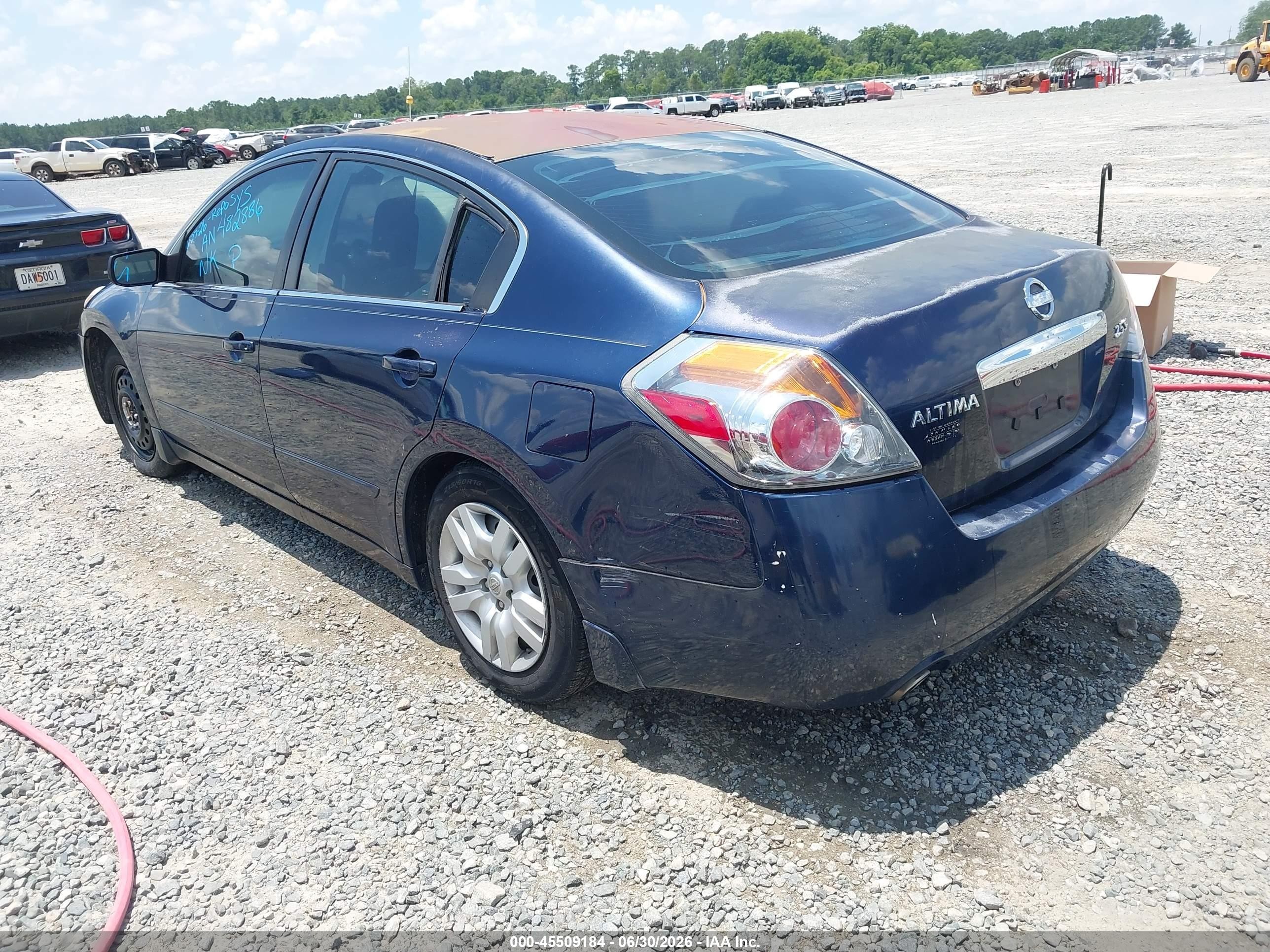2010 Nissan Altima 2.5 S Dark Blue vin: 1N4AL2AP2AN482886