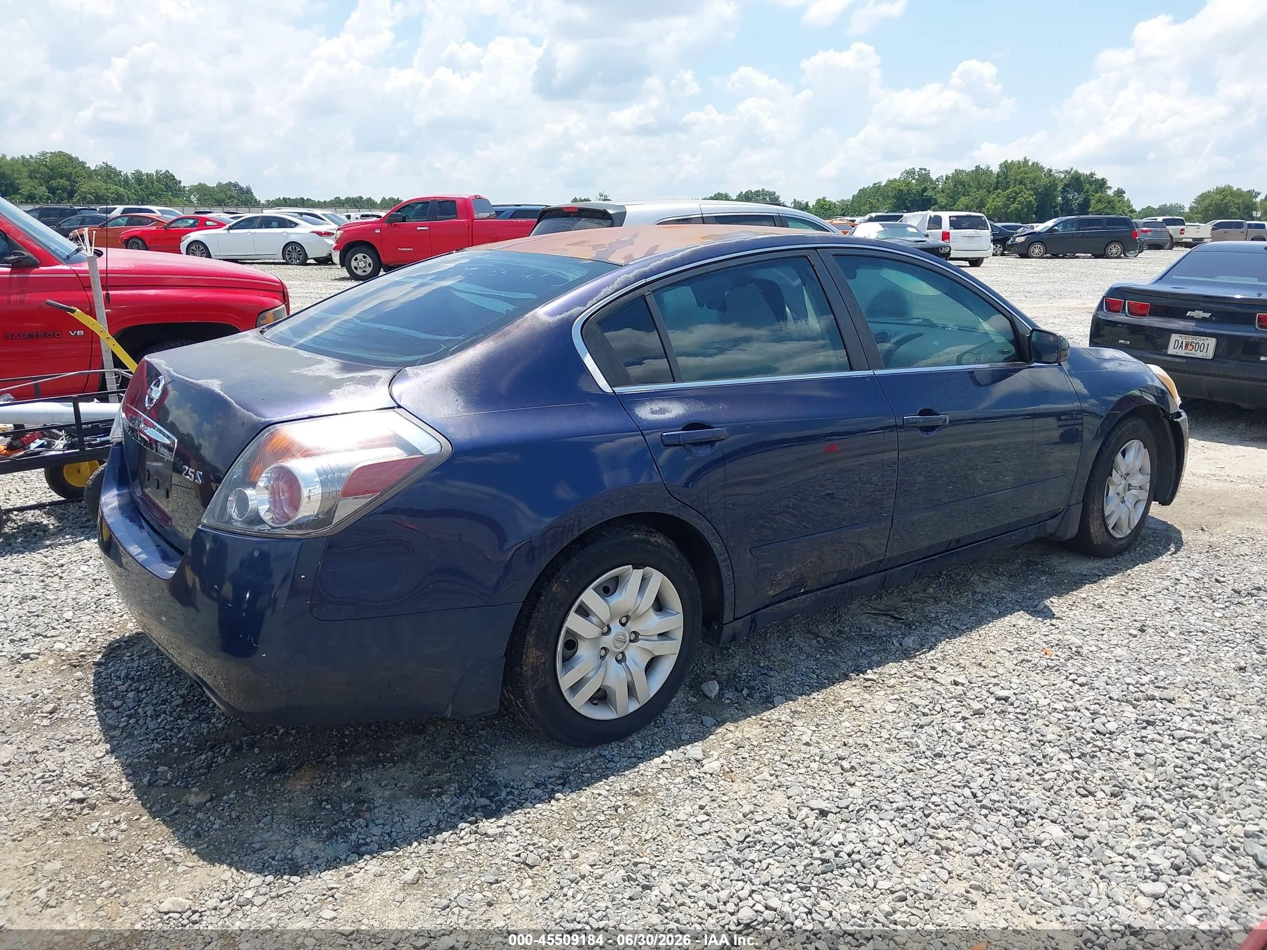 2010 Nissan Altima 2.5 S Dark Blue vin: 1N4AL2AP2AN482886