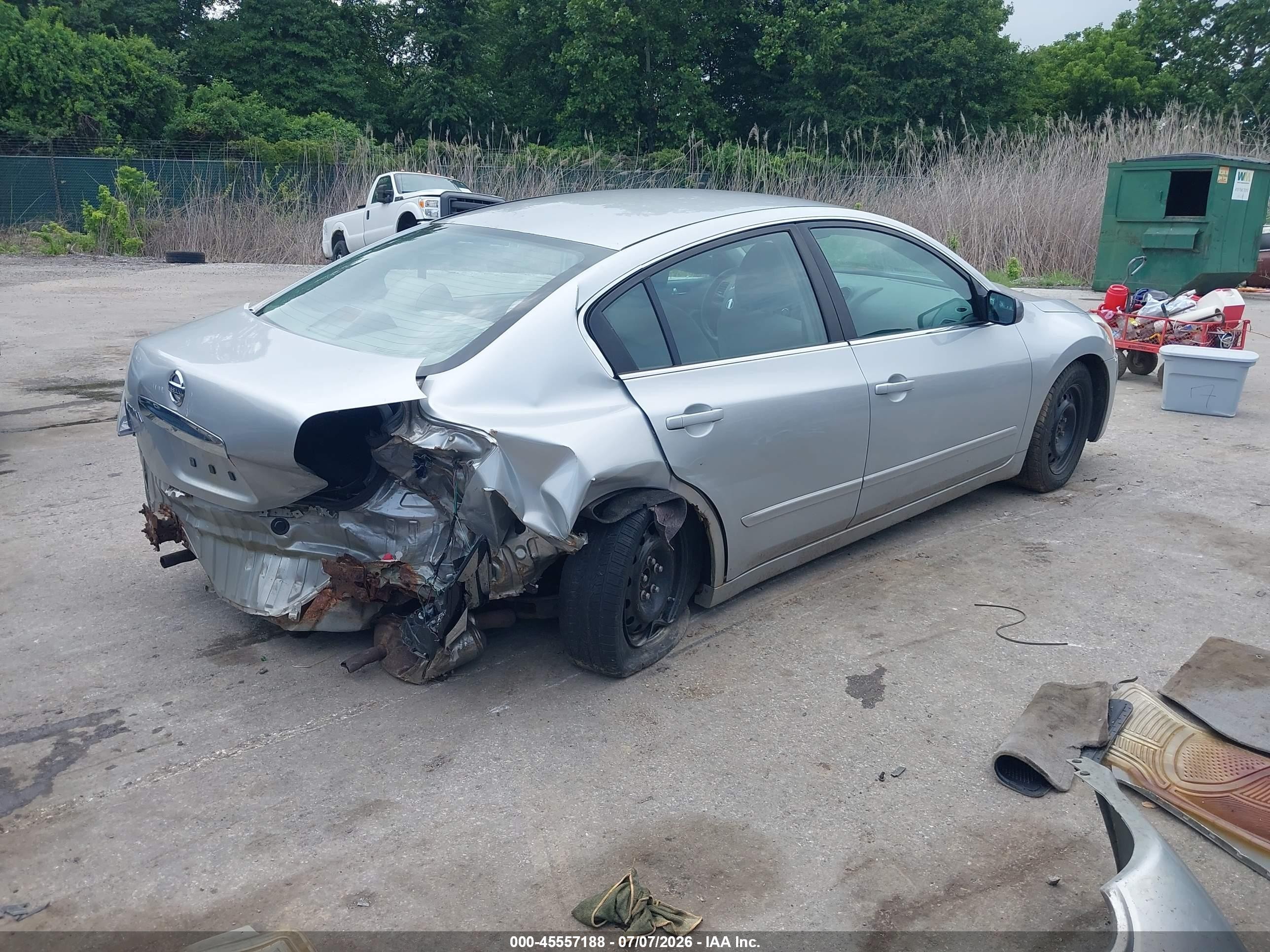 2010 Nissan Altima 2.5 Silver vin: 1N4AL2AP2AN484489