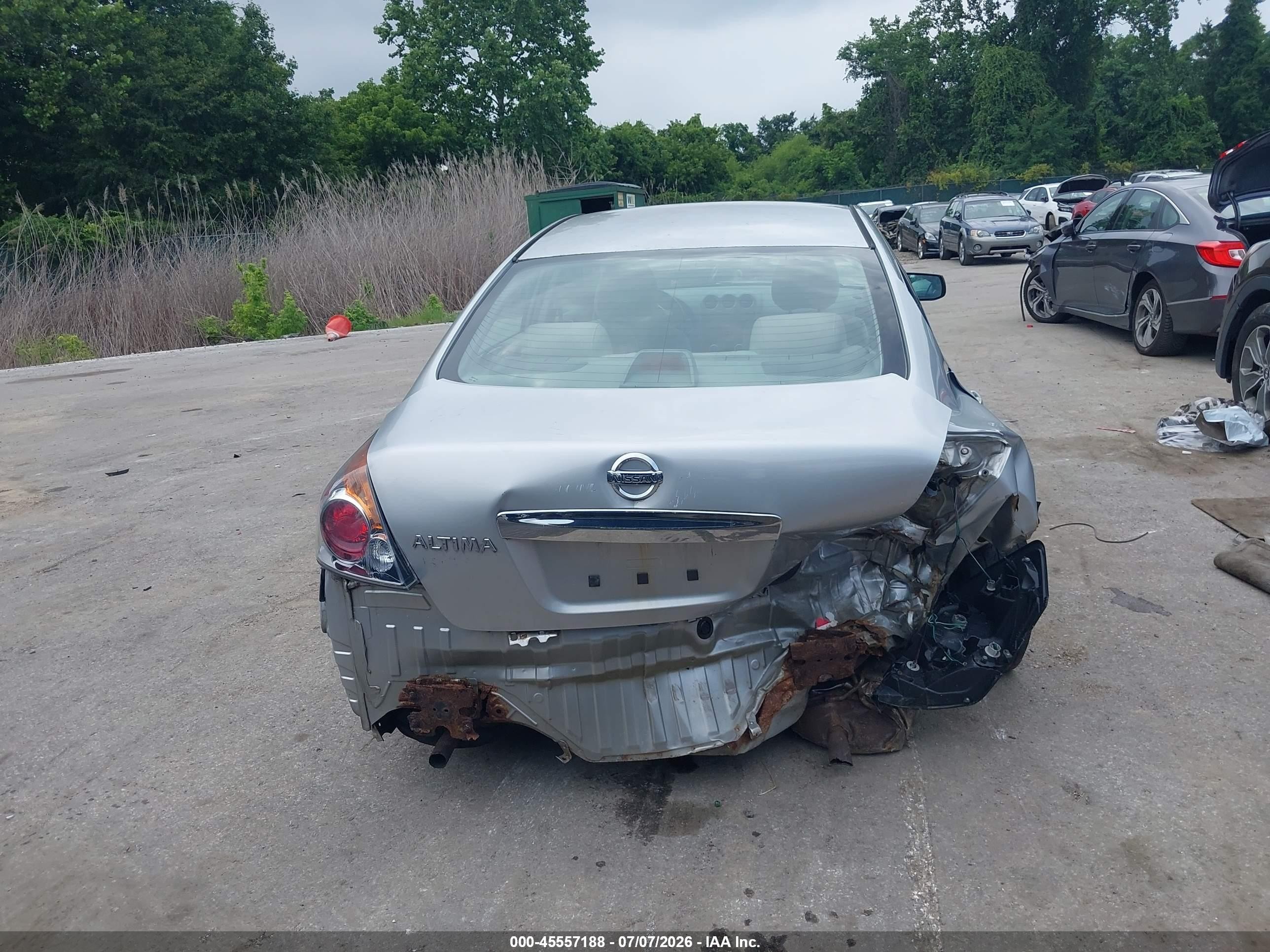 2010 Nissan Altima 2.5 Silver vin: 1N4AL2AP2AN484489