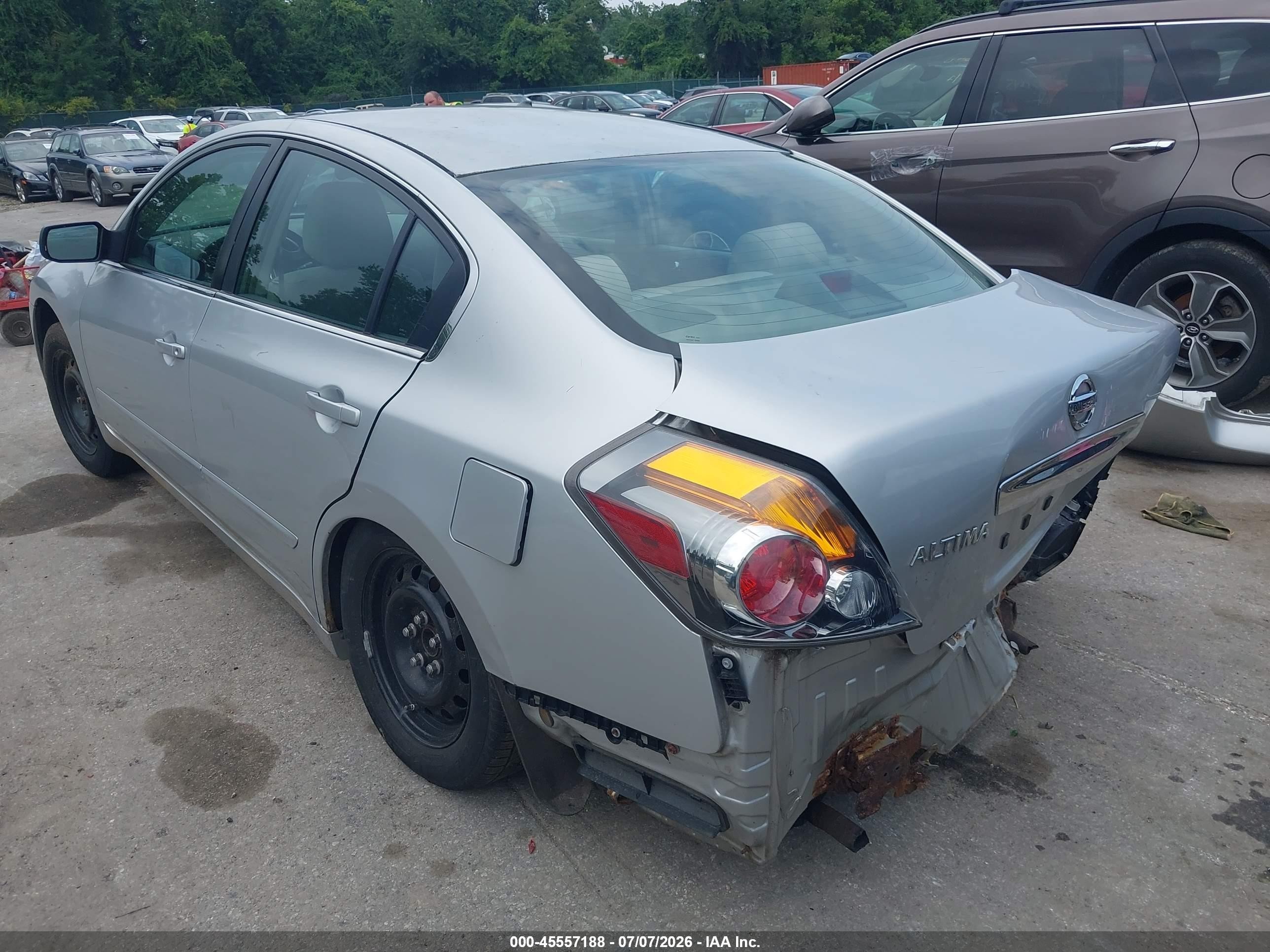 2010 Nissan Altima 2.5 Silver vin: 1N4AL2AP2AN484489