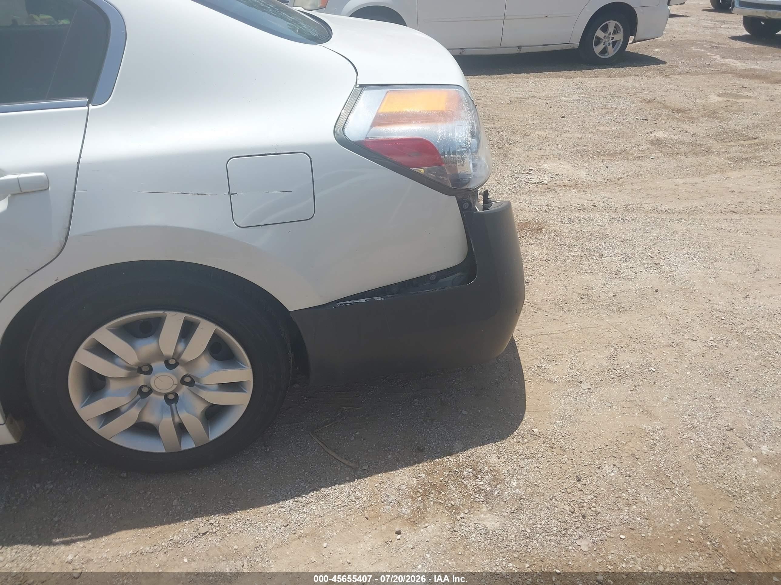 2010 Nissan Altima 2.5 S White vin: 1N4AL2AP2AN489711