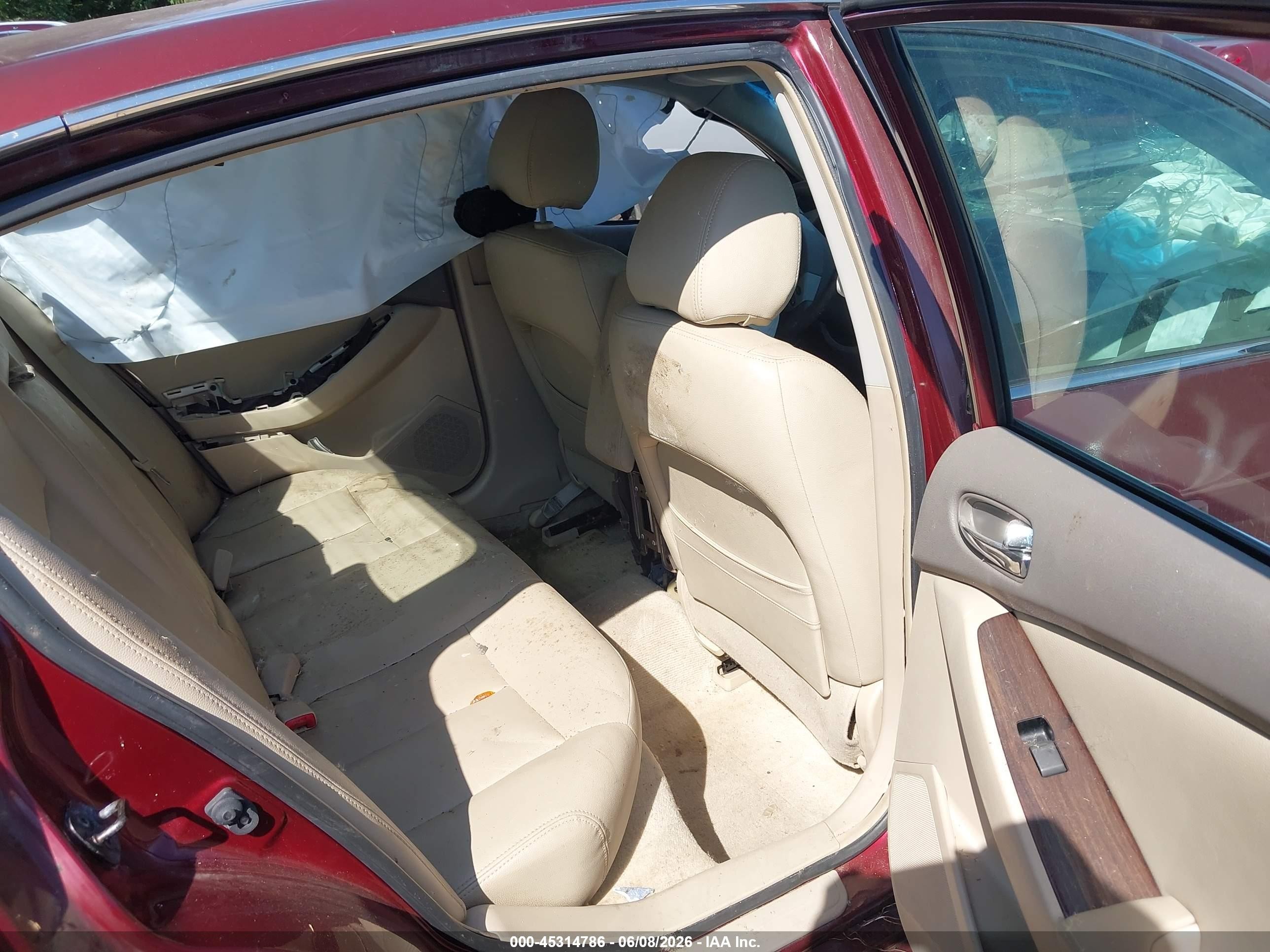 2010 Nissan Altima 2.5 S Burgundy vin: 1N4AL2AP2AN494052