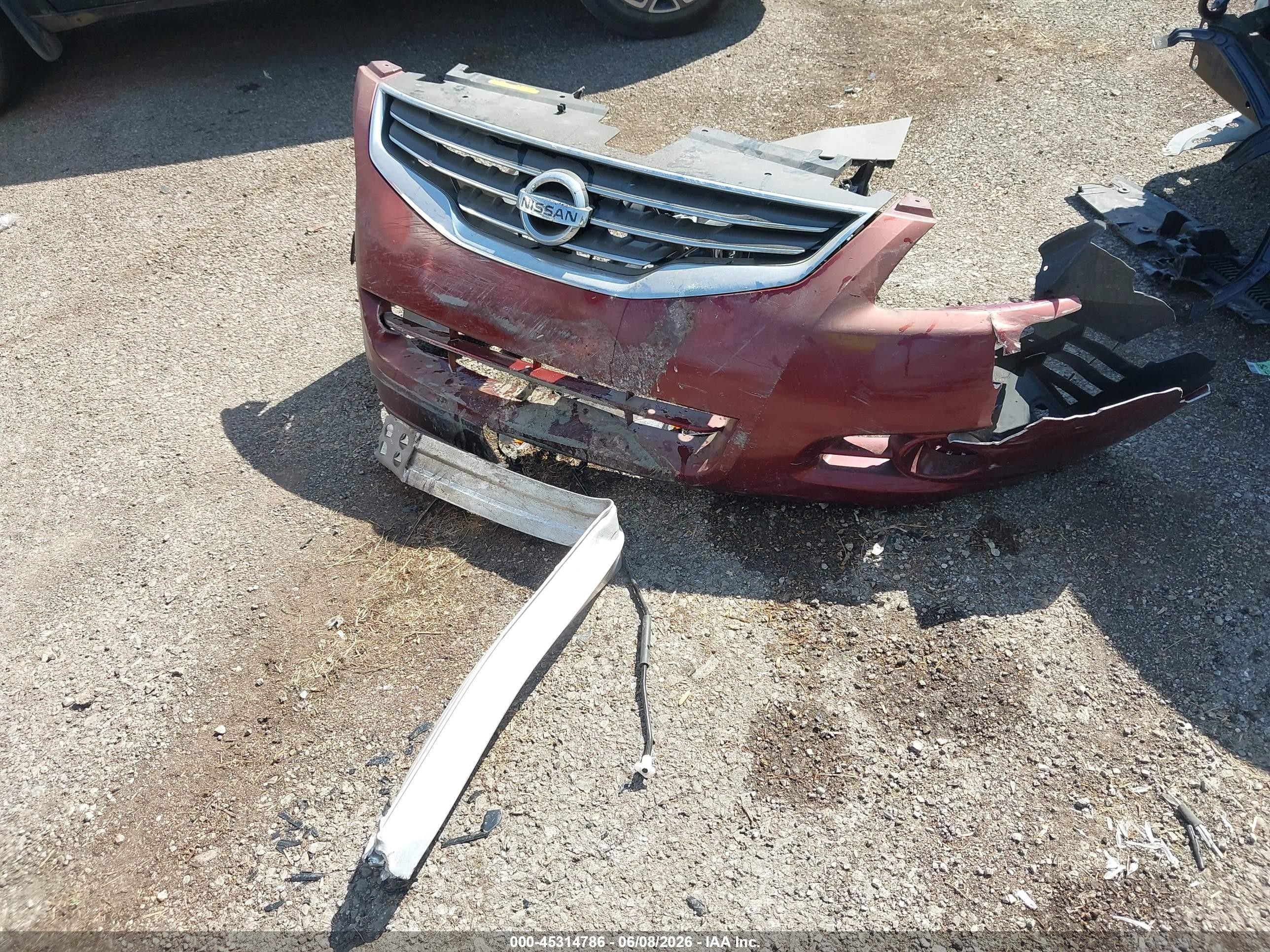 2010 Nissan Altima 2.5 S Burgundy vin: 1N4AL2AP2AN494052