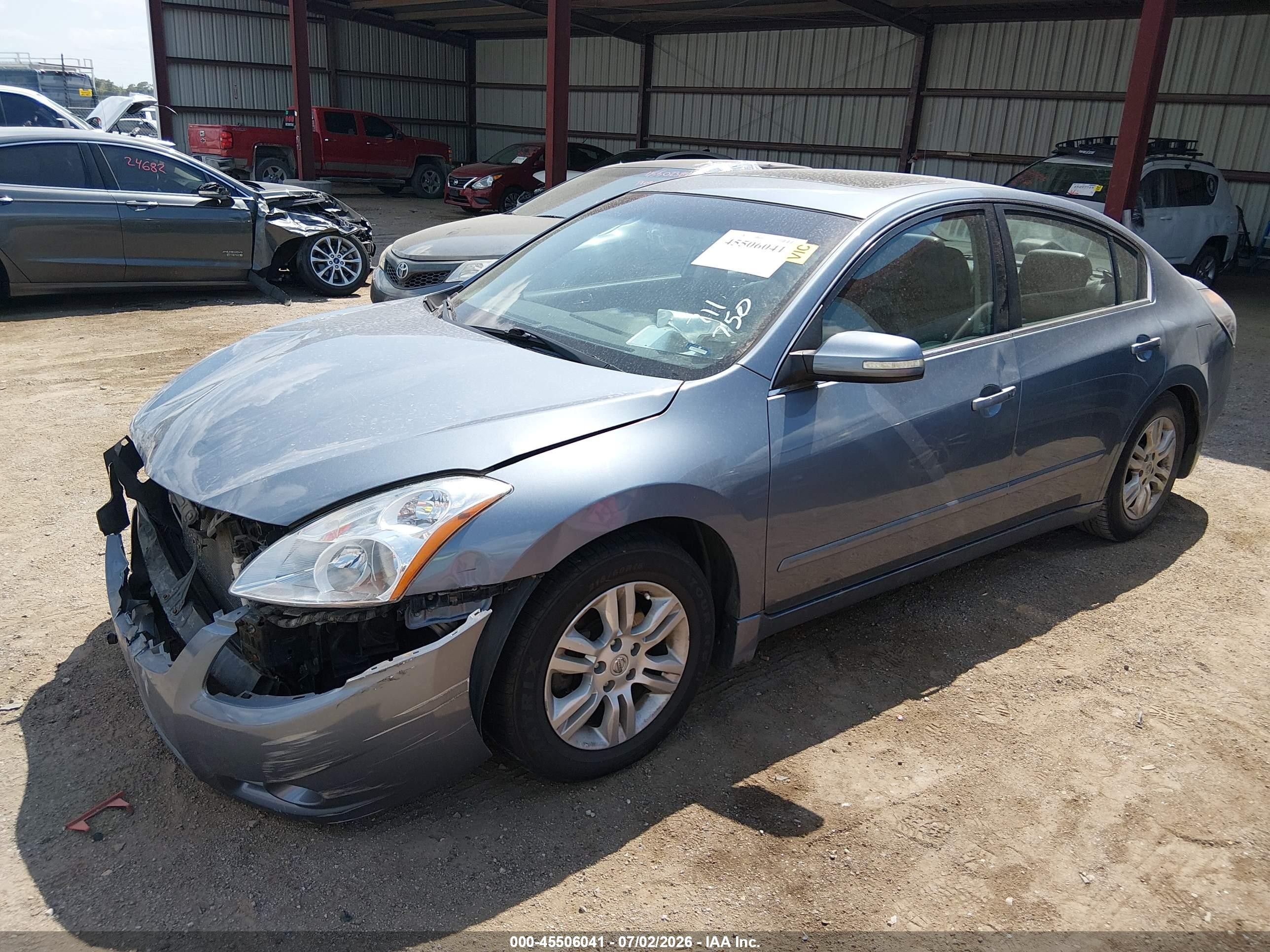 2010 Nissan Altima 2.5 S Light Blue vin: 1N4AL2AP2AN507463