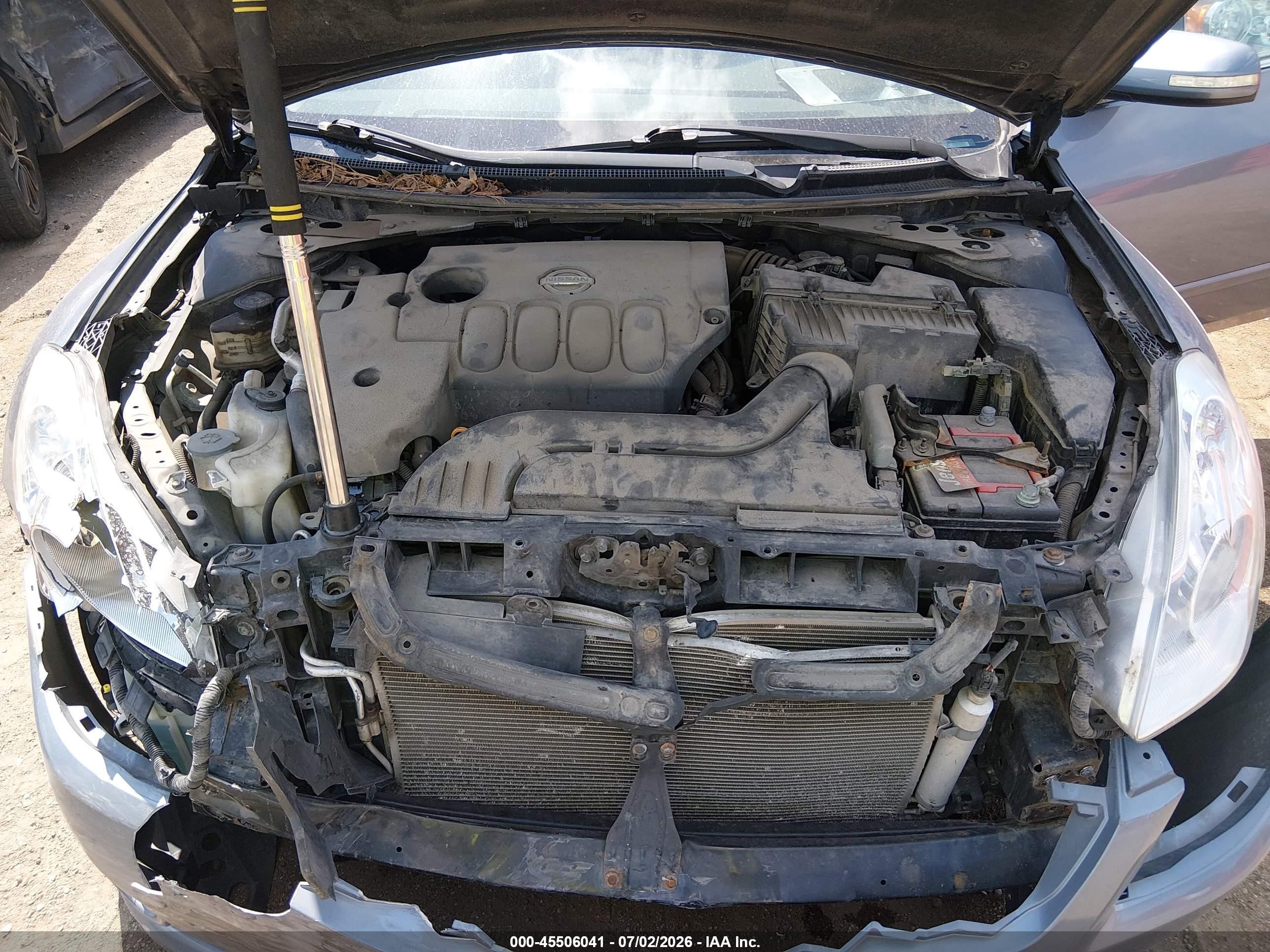 2010 Nissan Altima 2.5 S Light Blue vin: 1N4AL2AP2AN507463