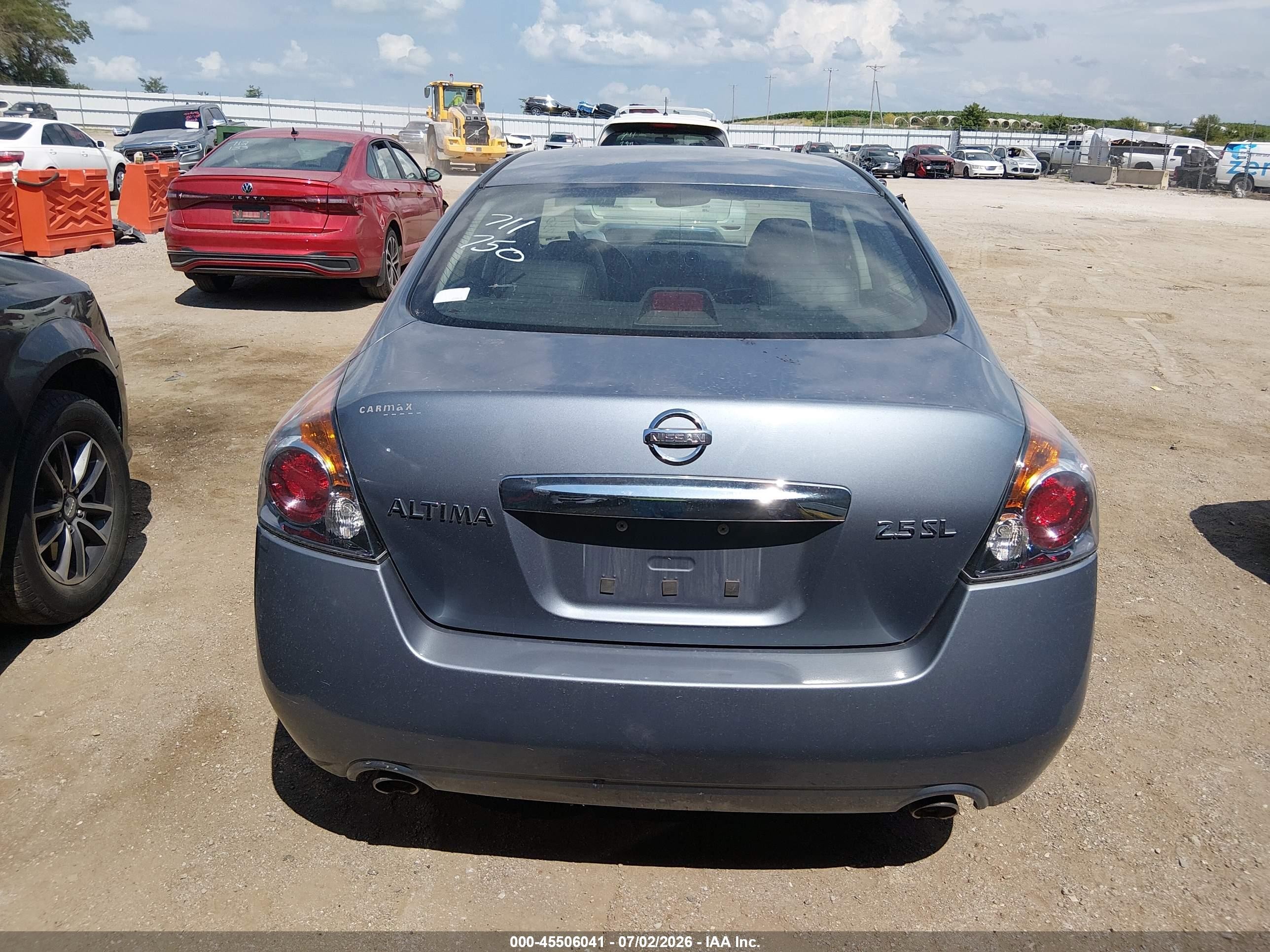 2010 Nissan Altima 2.5 S Light Blue vin: 1N4AL2AP2AN507463