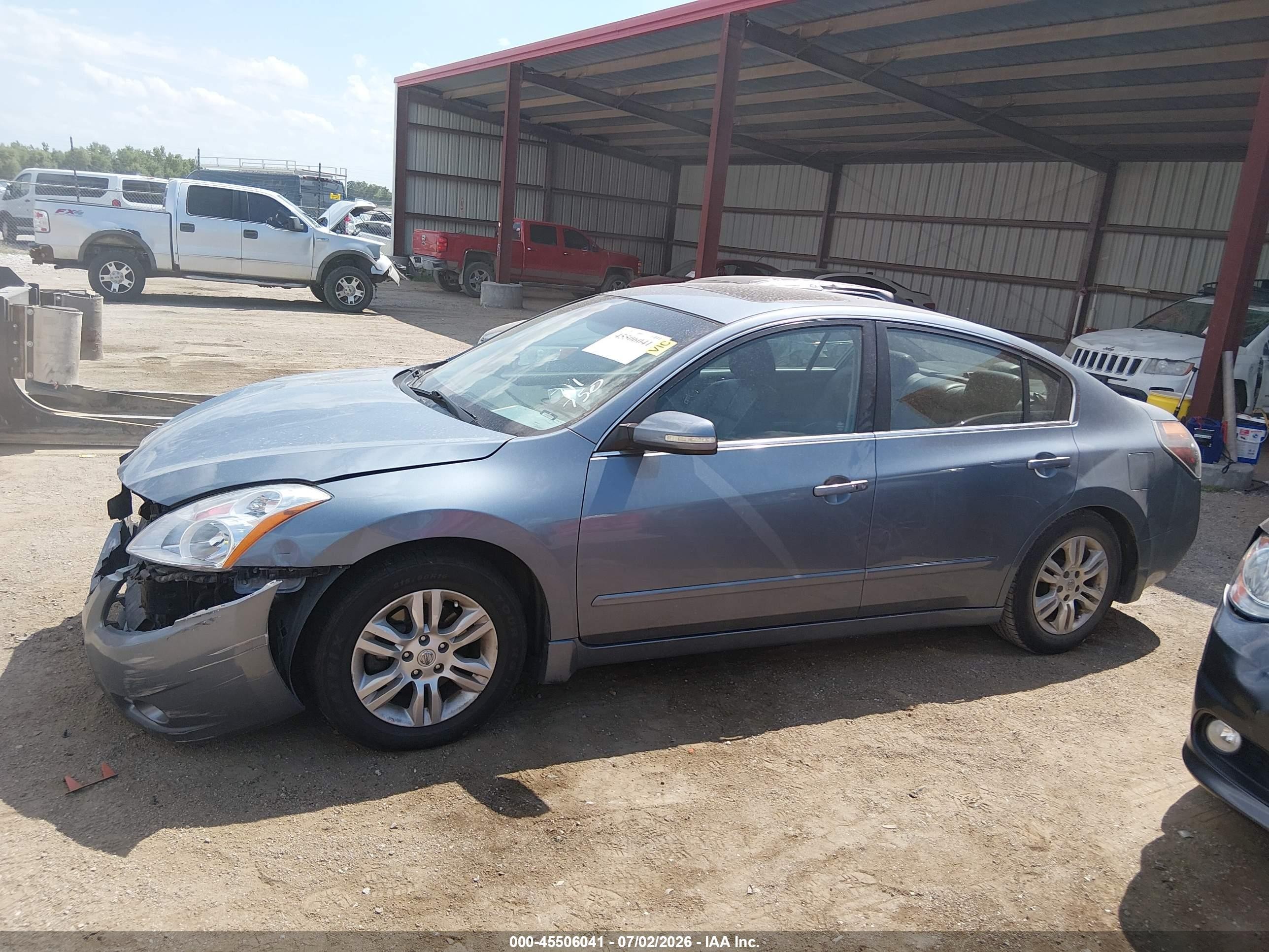2010 Nissan Altima 2.5 S Light Blue vin: 1N4AL2AP2AN507463
