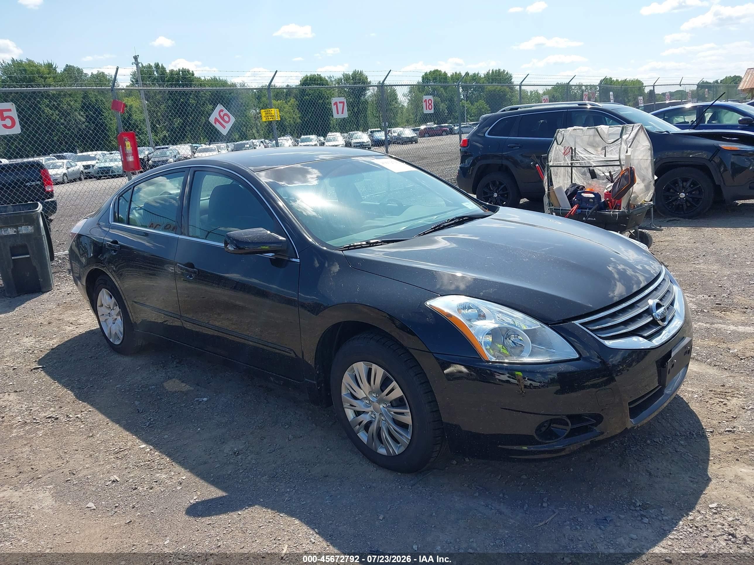 2010 Nissan Altima 2.5 S Black vin: 1N4AL2AP2AN537689